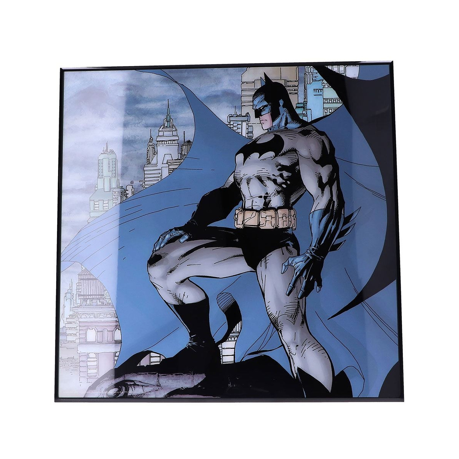 Batman - Decoration murale Crystal Clear Picture Gotham 32 x 32 cm - Posters Nemesis Now