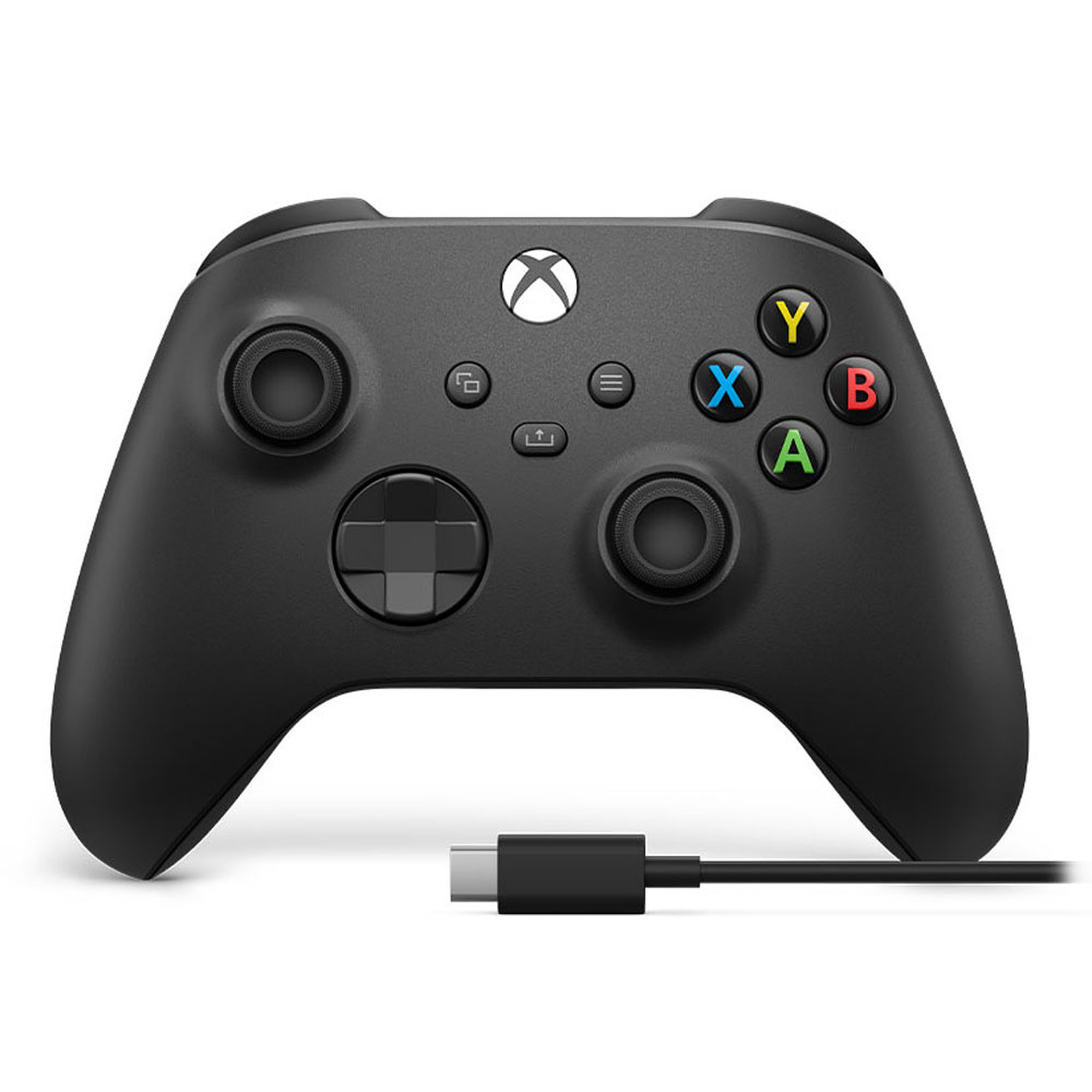 Microsoft Xbox Series X Controller + Cable USB-C - Manette PC Microsoft