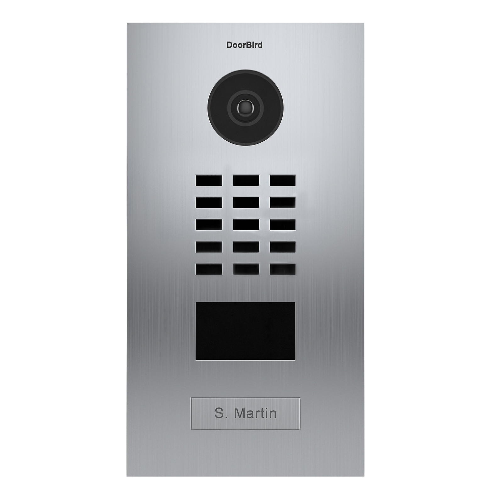 Portier video IP avec lecteur de badge RFID - Doorbird D2101V Inox - Interphone connecte DoorBird