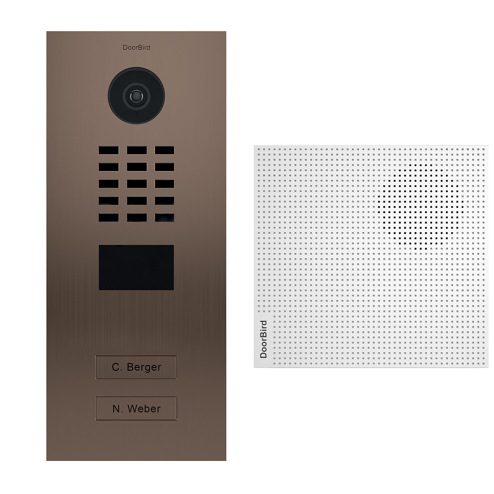 Doorbird Kit 2 Portier video IP Bronze + Carillon - Interphone connecte DoorBird