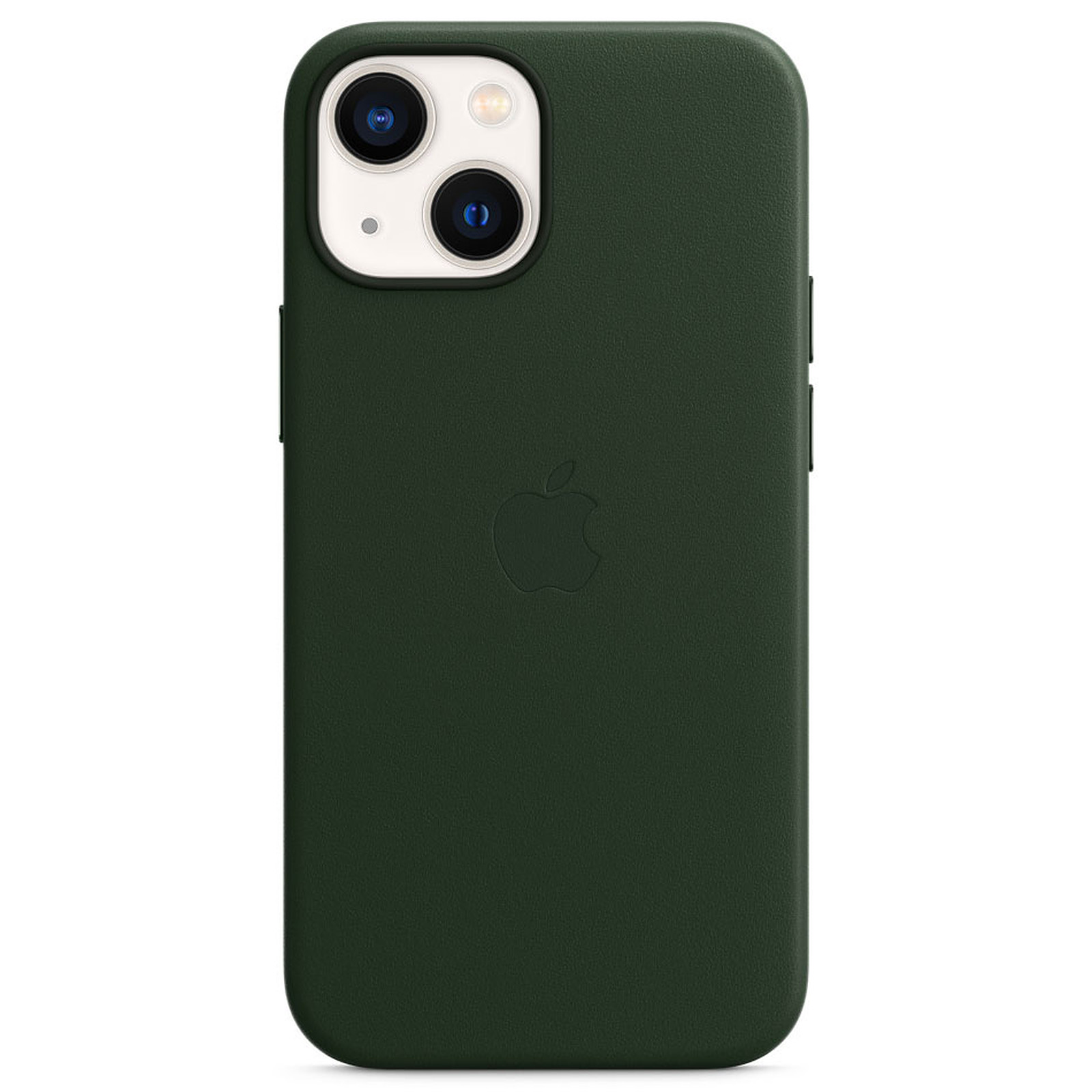 Apple Leather Case with MagSafe Vert Sequoia Apple iPhone 13 mini - Coque telephone Apple