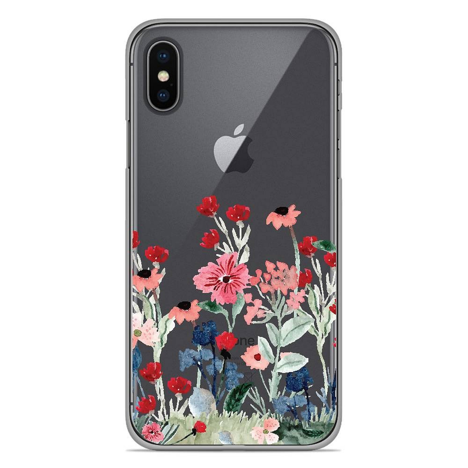 1001 Coques Coque silicone gel Apple iPhone XS Max motif Printemps en fleurs - Coque telephone 1001Coques