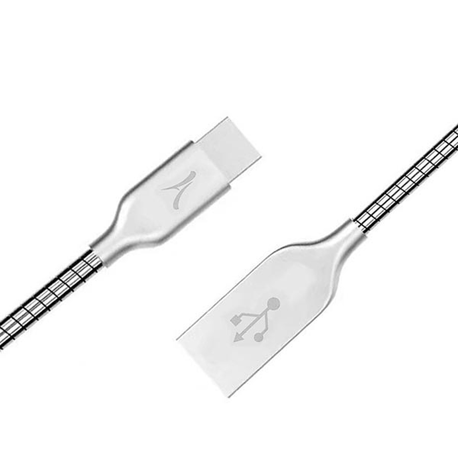 Akashi Cable USB-C Metal Incassable (Argent) - USB Akashi