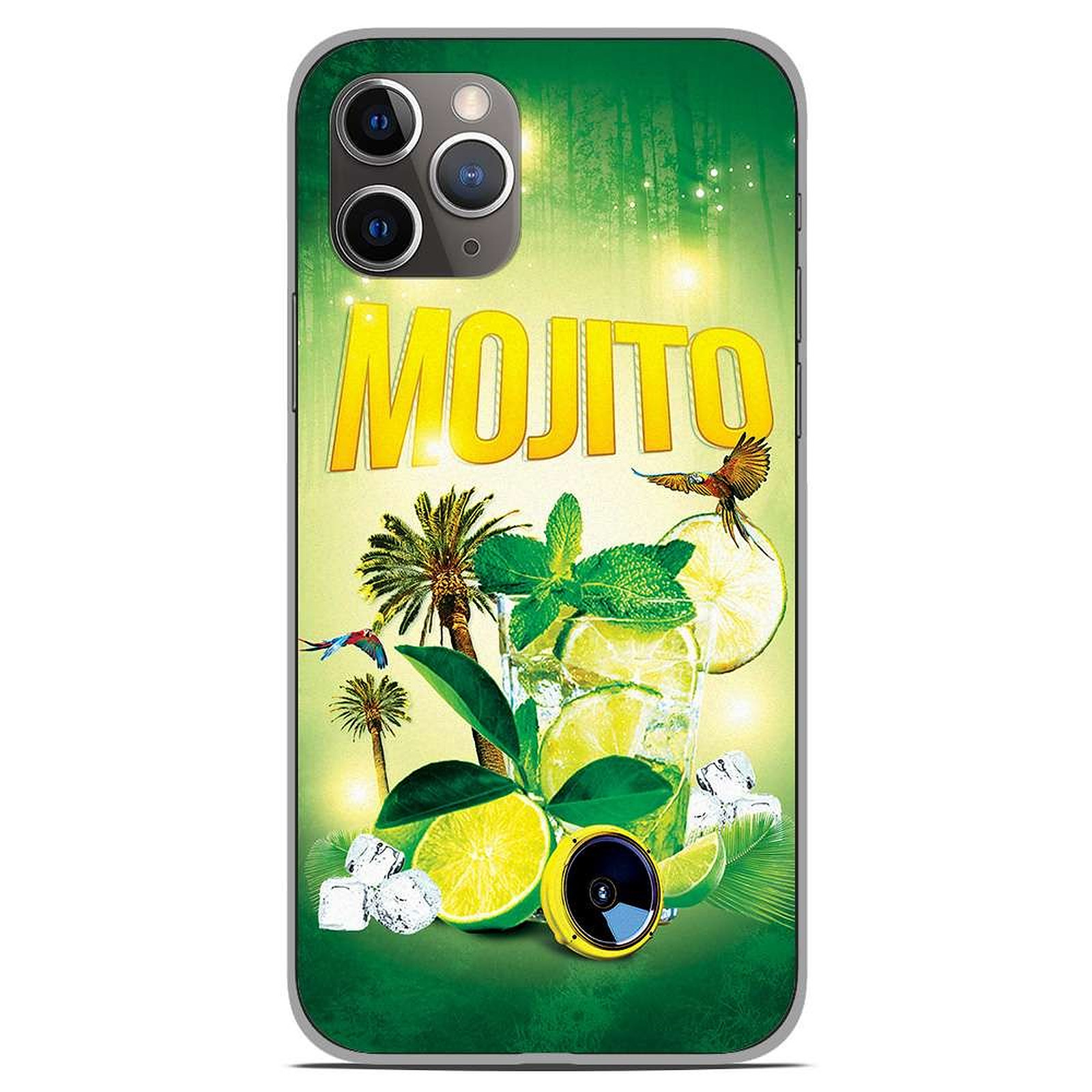 1001 Coques Coque silicone gel Apple iPhone 11 Pro motif Mojito Foret - Coque telephone 1001Coques