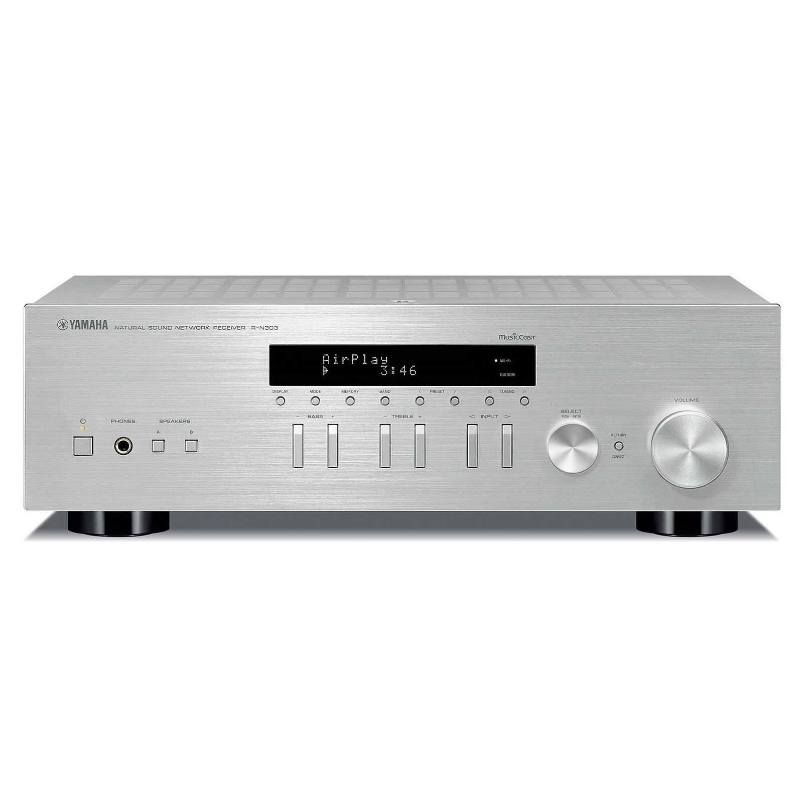 Yamaha MusicCast R-N303 Argent - Amplificateur Hifi Yamaha