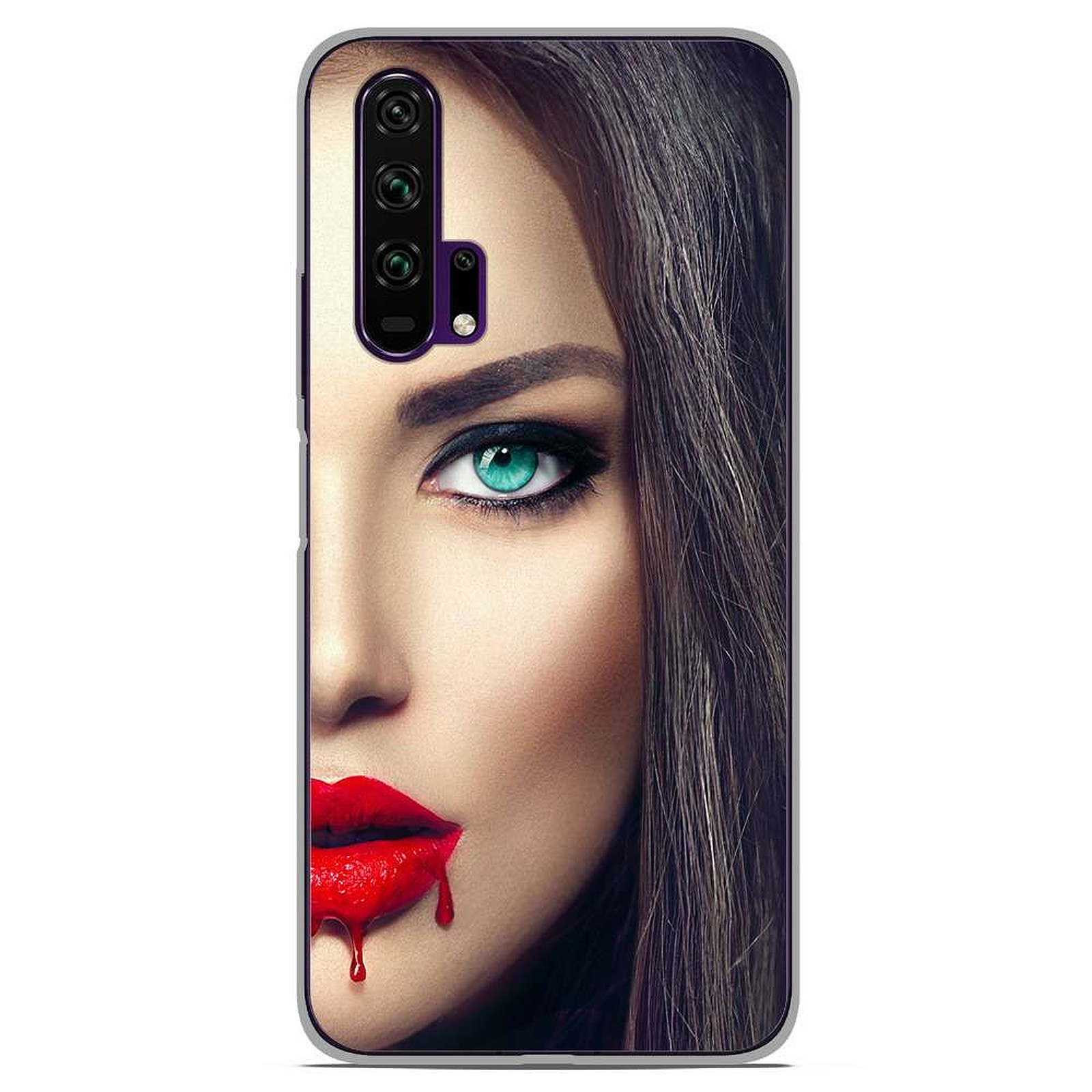 1001 Coques Coque silicone gel Huawei Honor 20 Pro motif Lèvres Sang - Coque telephone 1001Coques