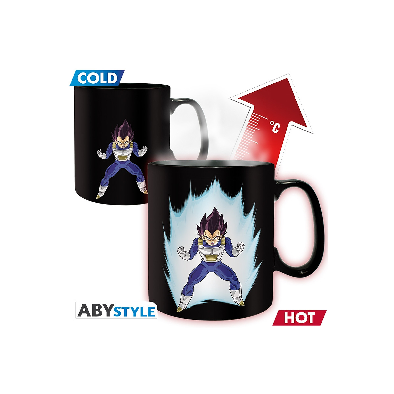 Dragon Ball - Mug Heat Change Vegeta - Mugs Abystyle