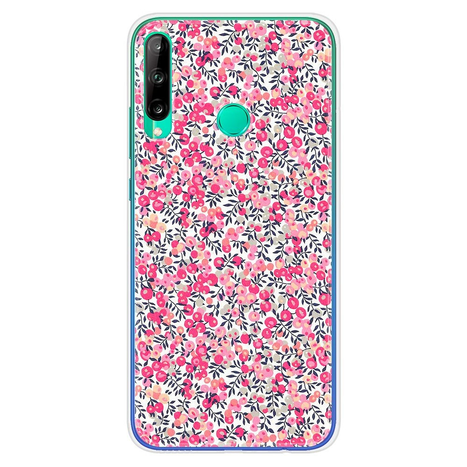 1001 Coques Coque silicone gel Huawei P40 Lite E motif Liberty Wiltshire Rose - Coque telephone 1001Coques
