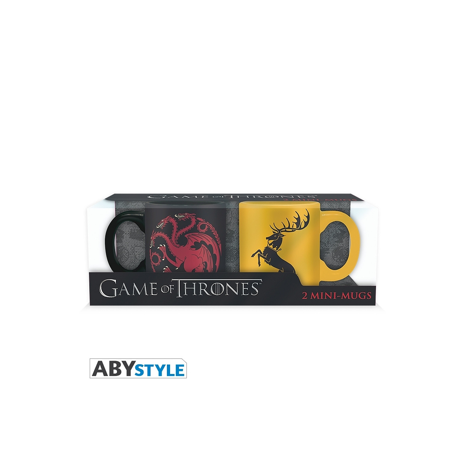 Game Of Thrones - Set 2 mini-mugs Targaryen & Baratheon - Mugs Abystyle