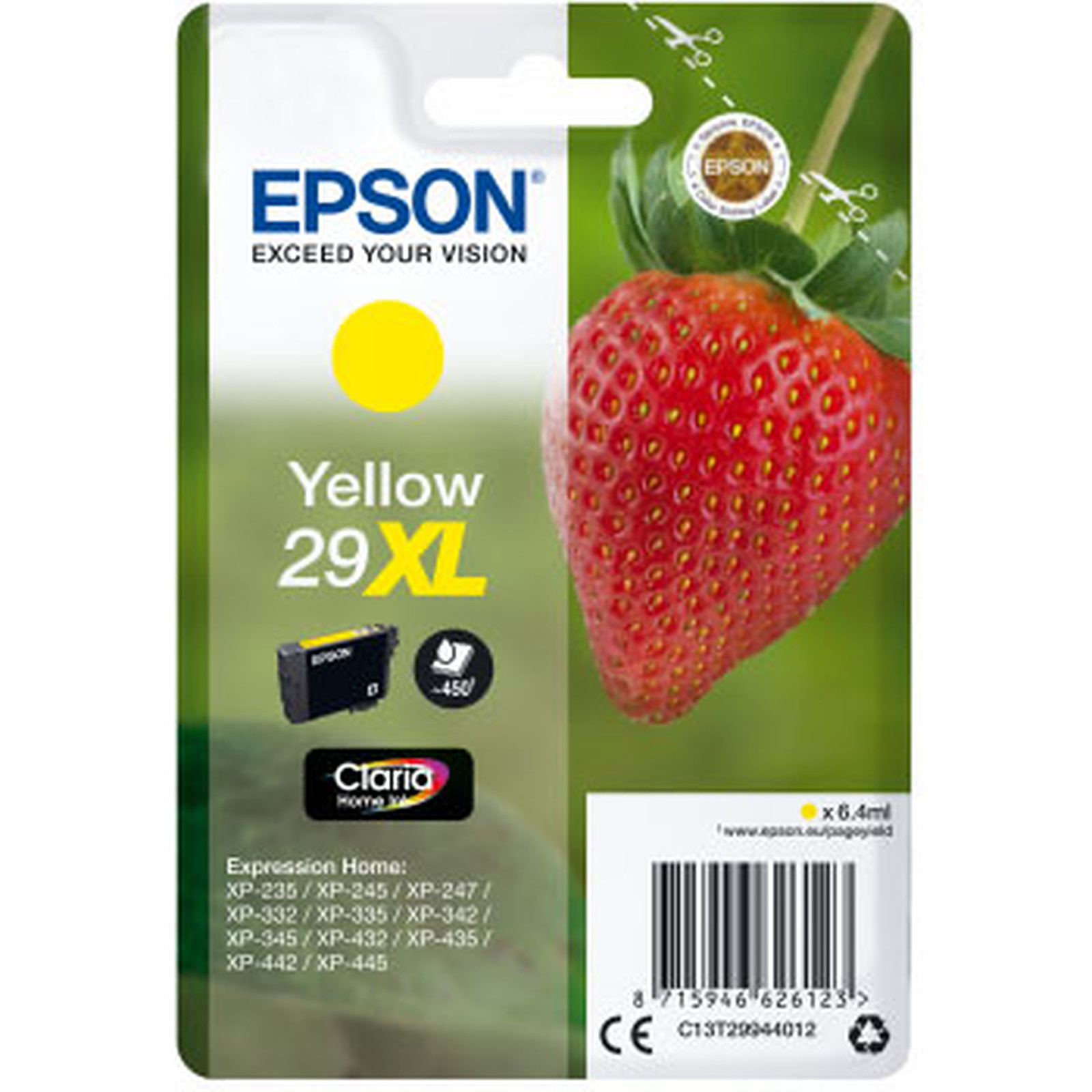 Epson Fraise 29XL Jaune - Cartouche imprimante Epson