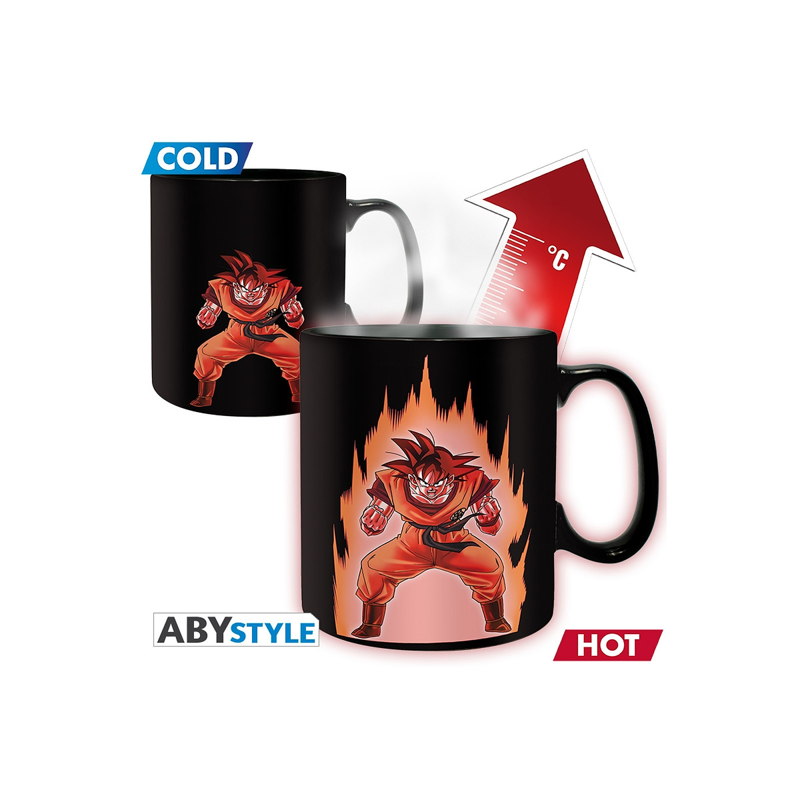 Dragon Ball - Mug Heat Change Goku - Mugs Abystyle