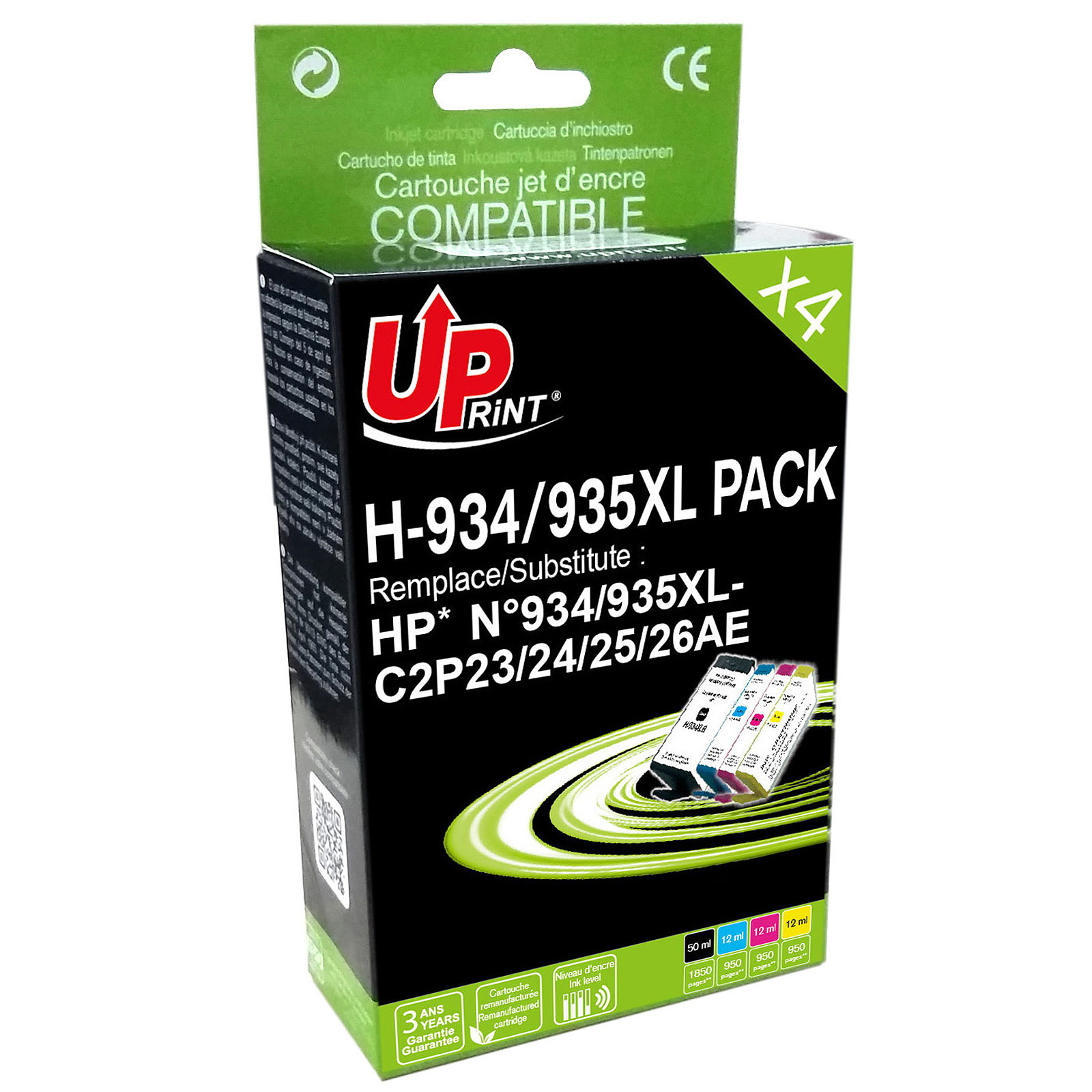 UPrint H-934/935XL Pack - Cartouche imprimante UPrint