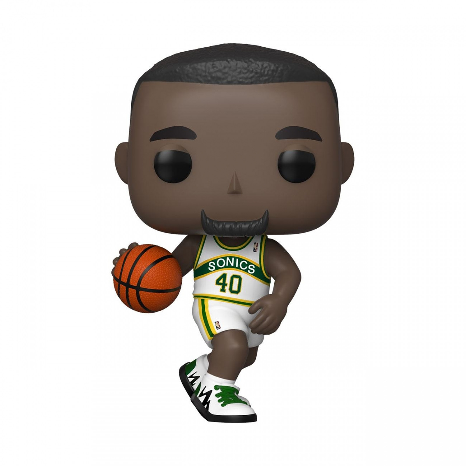 NBA Legends - Figurine POP! Shawn Kemp (Sonics home) 9 cm - Figurines Funko