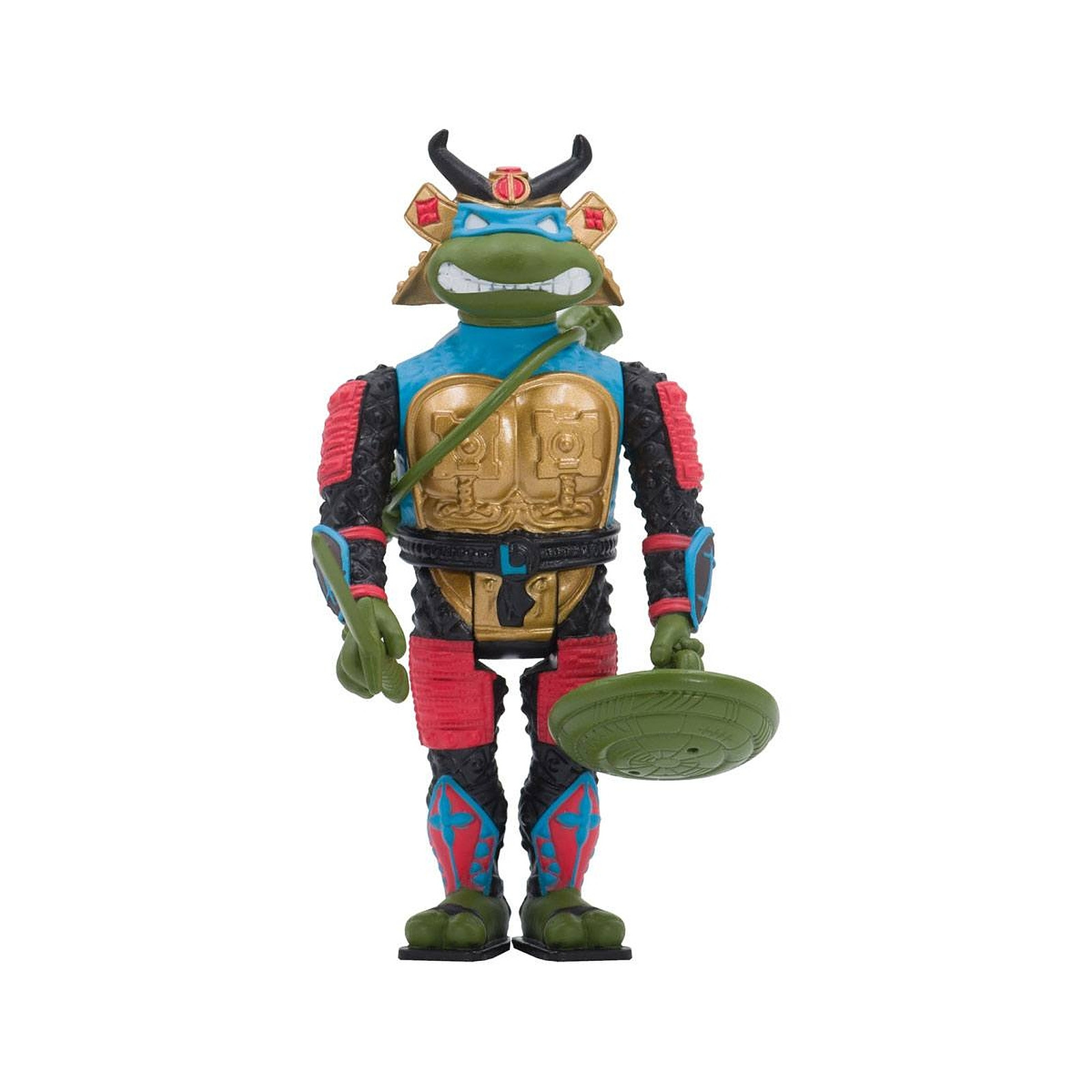 Les Tortues Ninja - Figurine ReAction Samurai Leonardo 10 cm - Figurines Super7