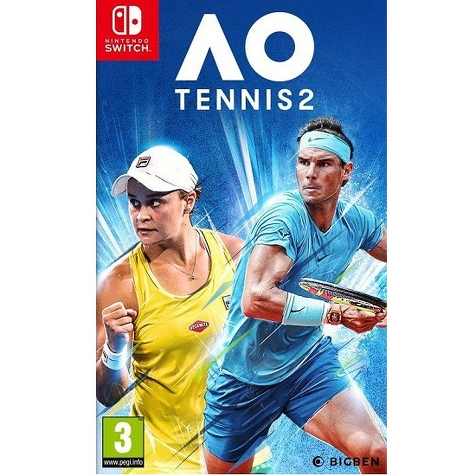 AO Tennis 2 (SWITCH) - Jeux Nintendo Switch Bigben Interactive