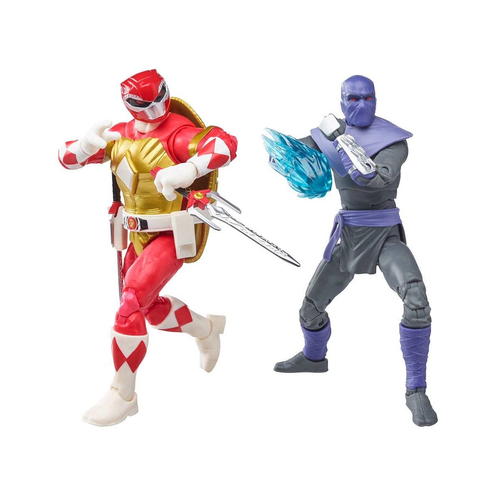 Power Rangers X TMNT Lightning Collection 2022 - Figurines Foot Soldier Tommy & Morphed Raphae - Figurines Hasbro