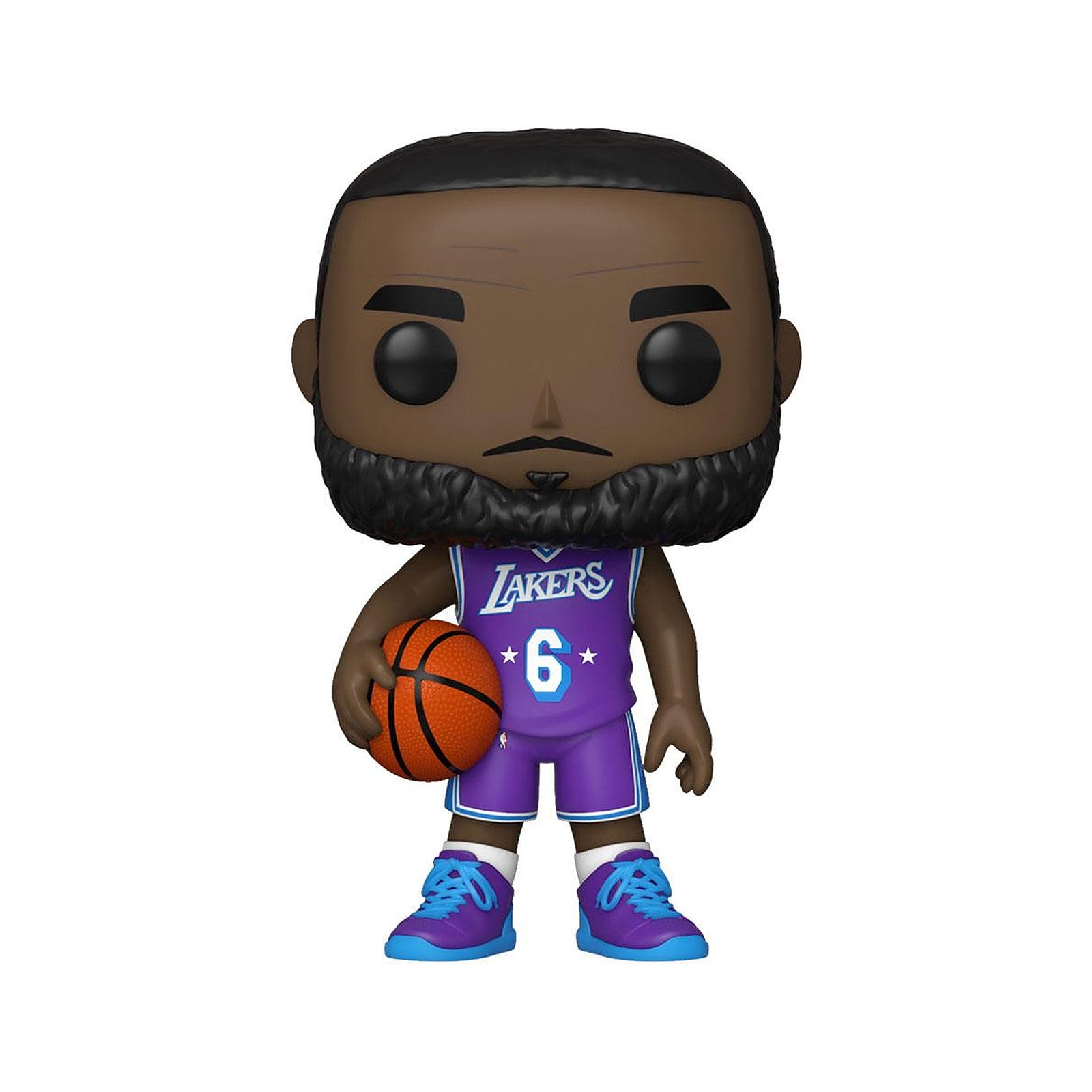 NBA - Figurine POP! Lakers LeBron James (Yellow Jersey) 9 cm - Figurines Funko