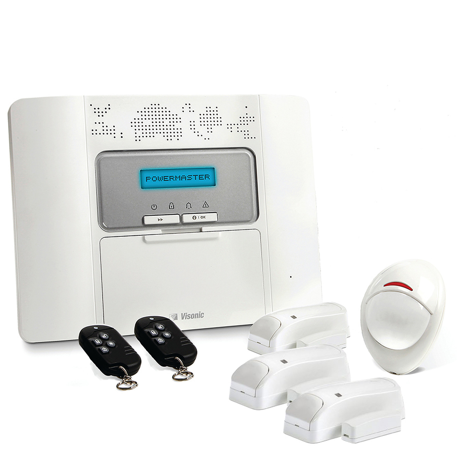 Visonic - Alarme maison PowerMaster 30 - Kit 3 - Kit alarme Visonic
