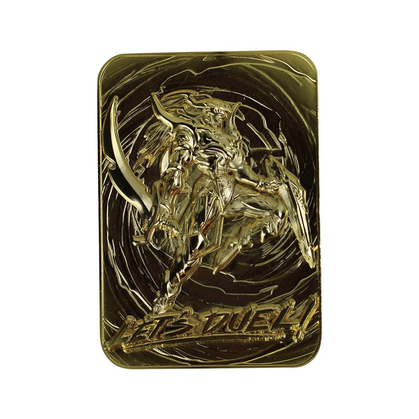Yu-Gi-Oh ! - Replique Card Black Luster Soldier (plaque or) - Figurines Fanattik