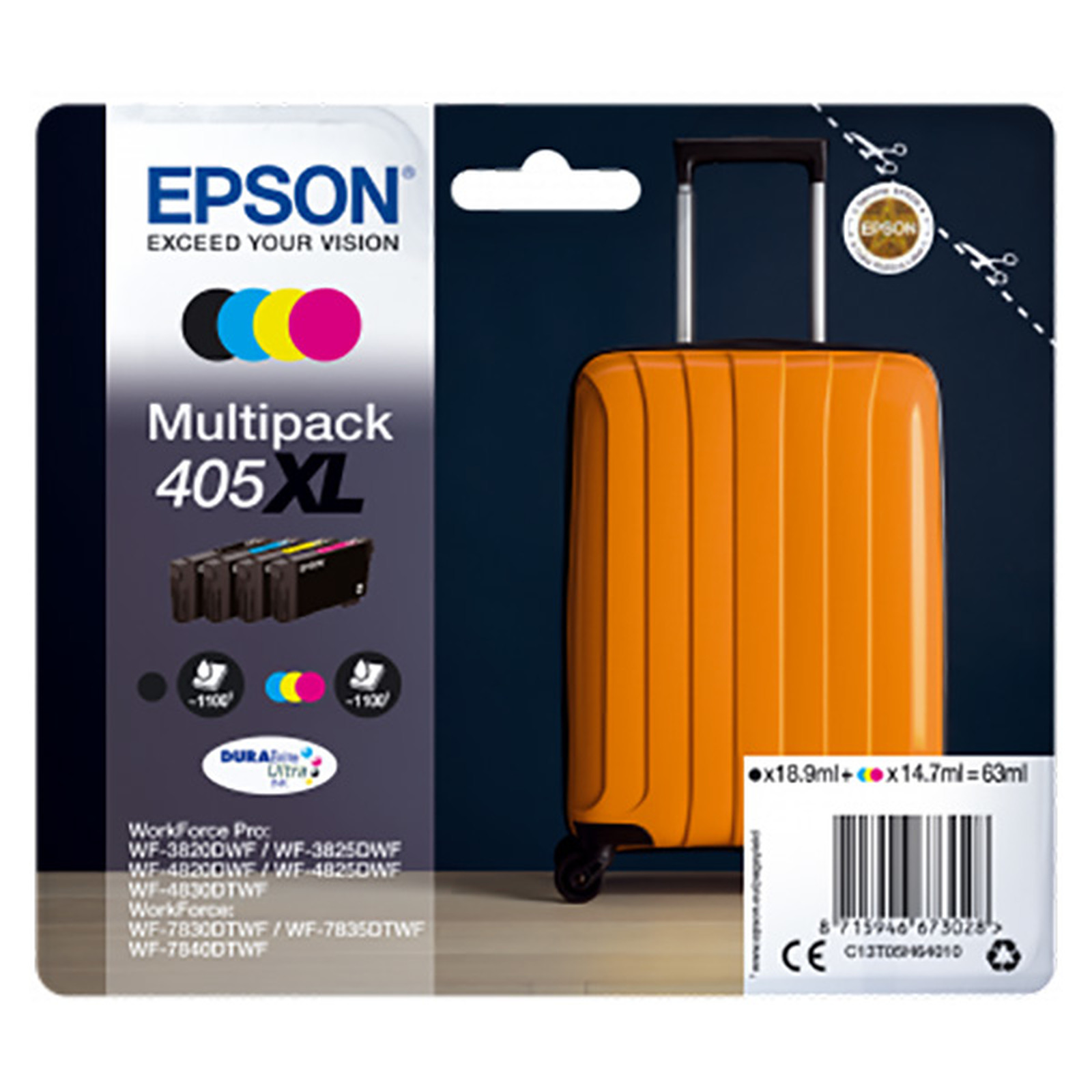 Epson Valise 405XL 4 couleurs - Cartouche imprimante Epson