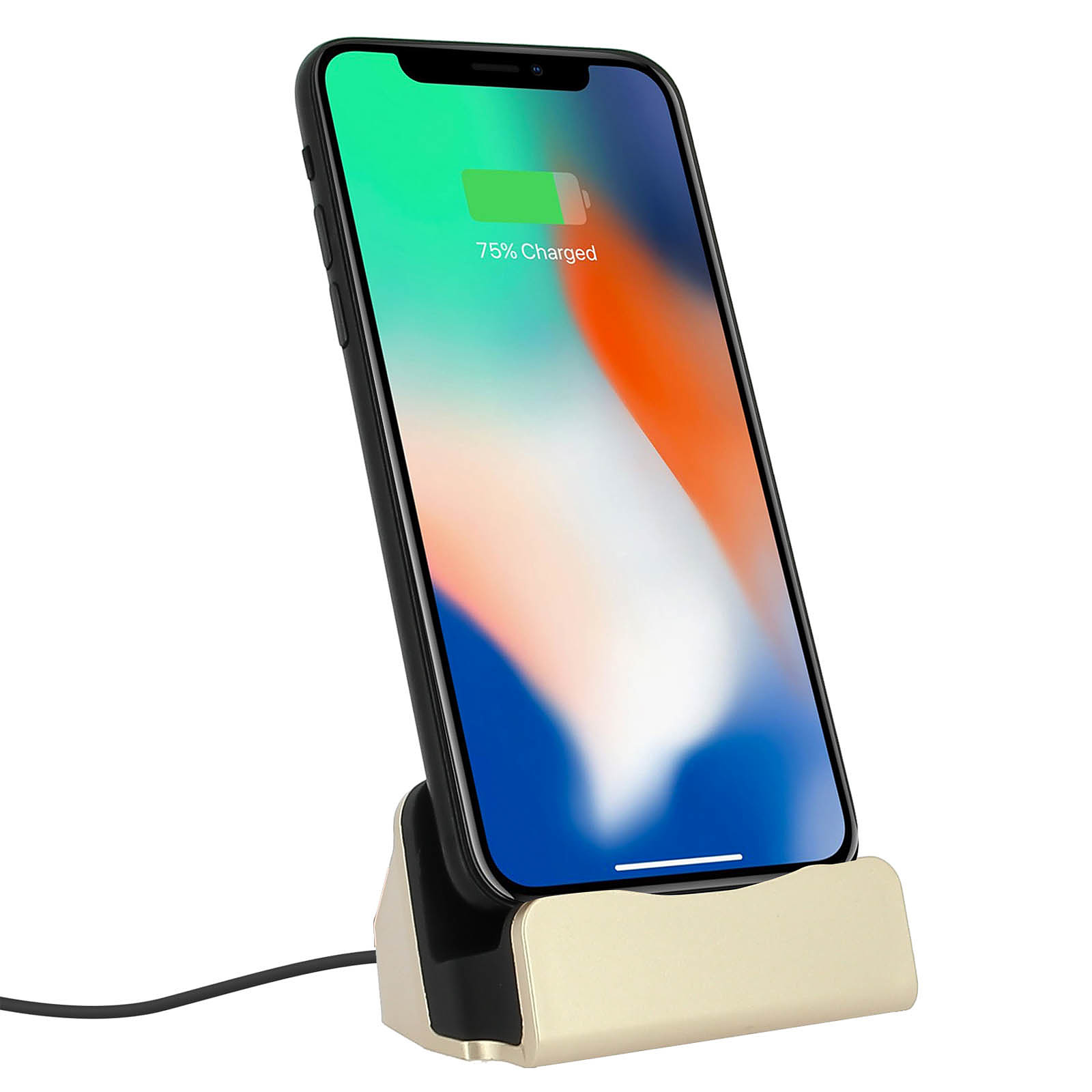 Avizar Station d'accueil pour iPhone Charge & Synchronisation connecteur Lightning Or - Chargeur telephone Avizar