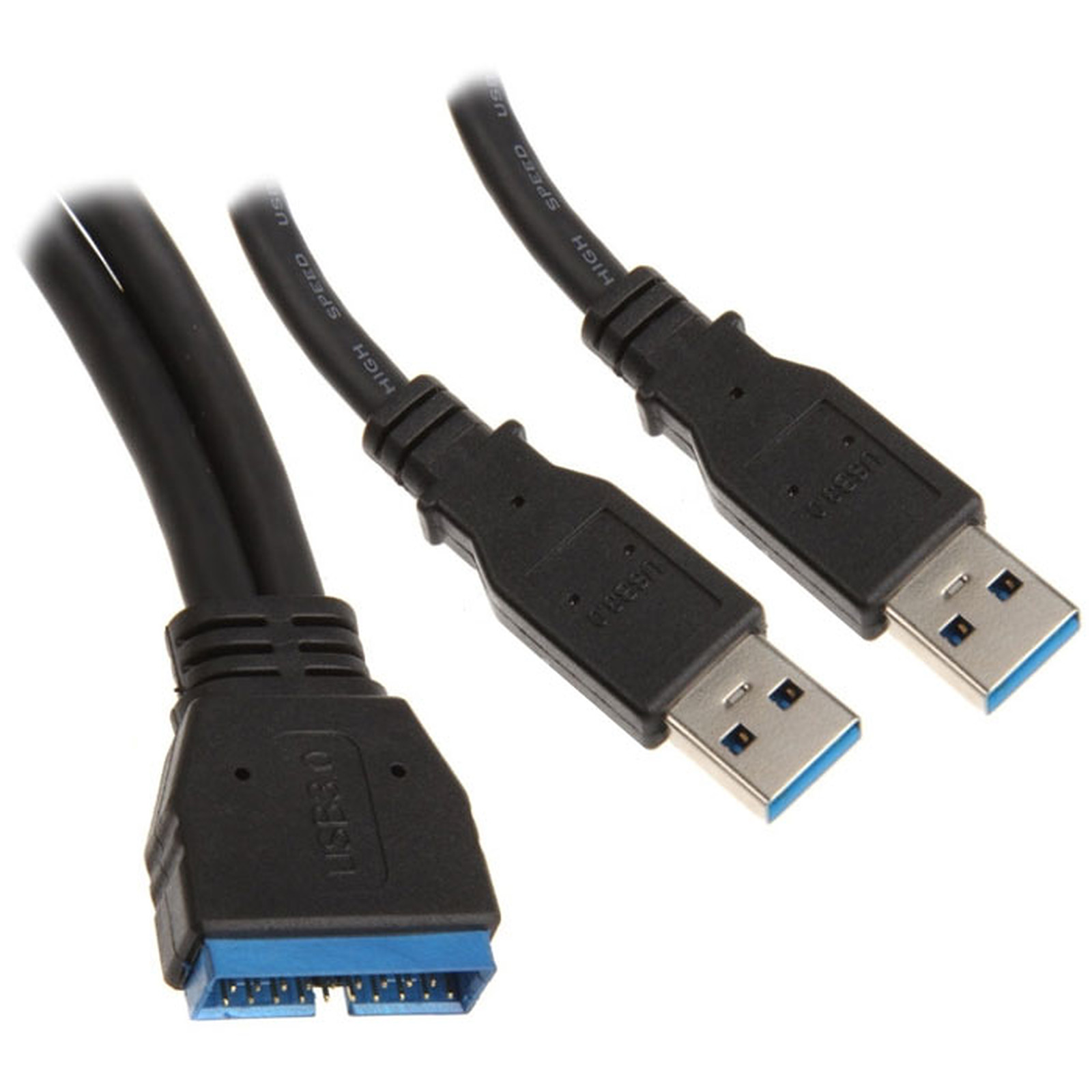 BitFenix Adaptateur 20 broches vers 2 ports USB 3.0 - USB BitFenix