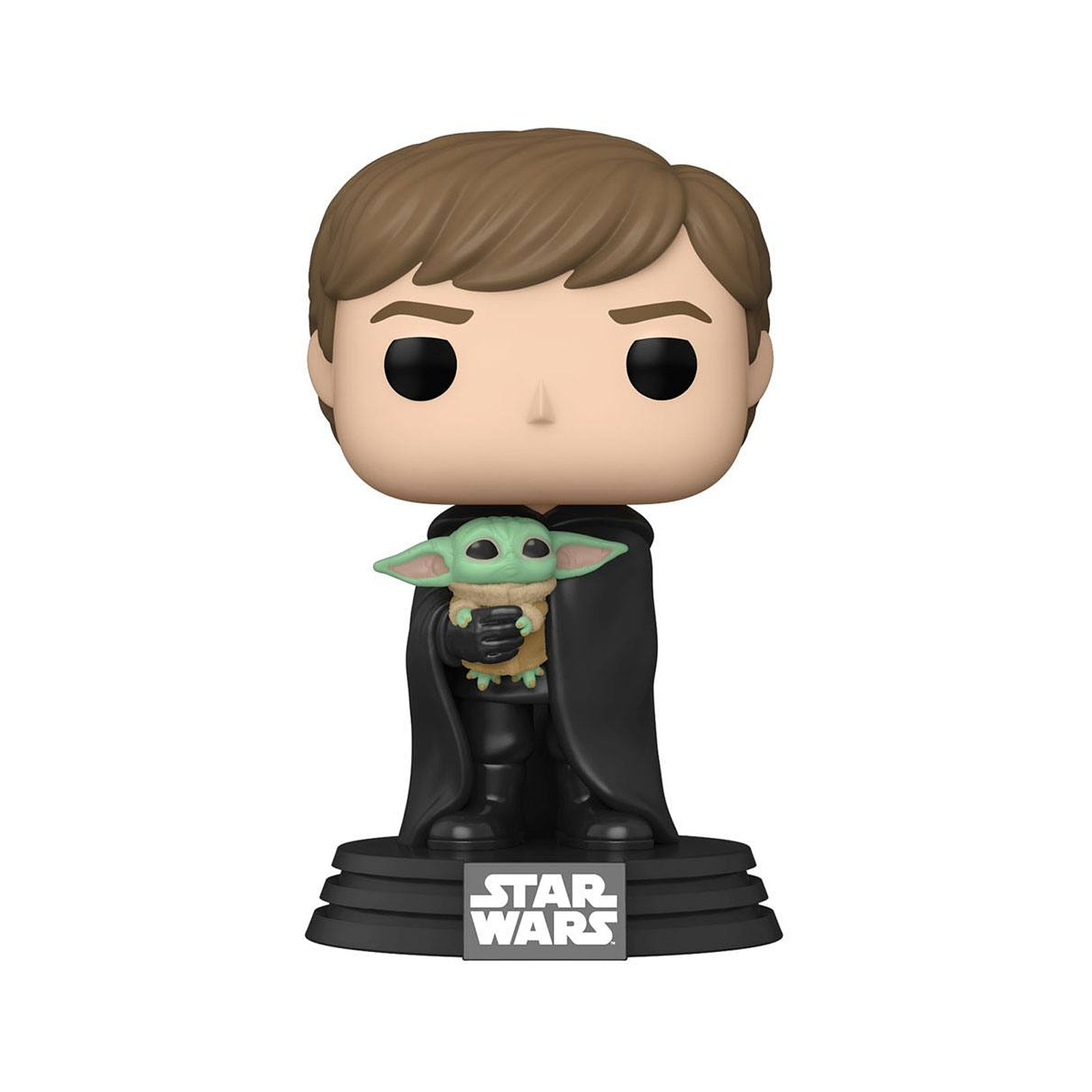 Star Wars The Mandalorian - Figurine POP! Luke with Child 9 cm - Figurines Funko