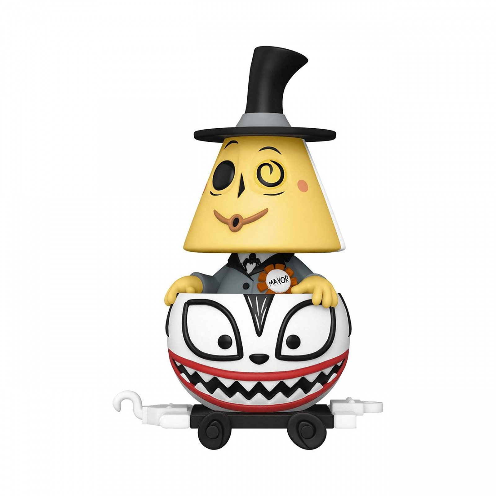 L'etrange Noel de Mr. Jack - Figurine POP! Train Cart Vinyl figurine Mayor in Ghost Cart 9 cm - Figurines Funko