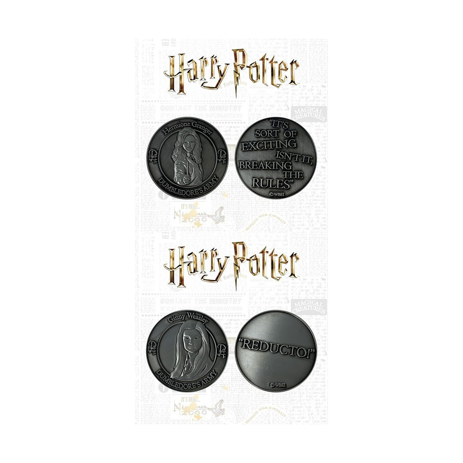 Harry Potter - Pack 2 pièces de collection Dumbledore's Army: Hermione & Ginny Limited Edition - Figurines Fanattik