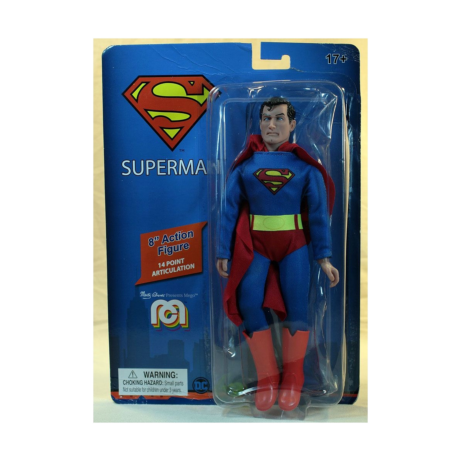 DC Comics - Figurine Retro Superman 20 cm - Figurines Mego
