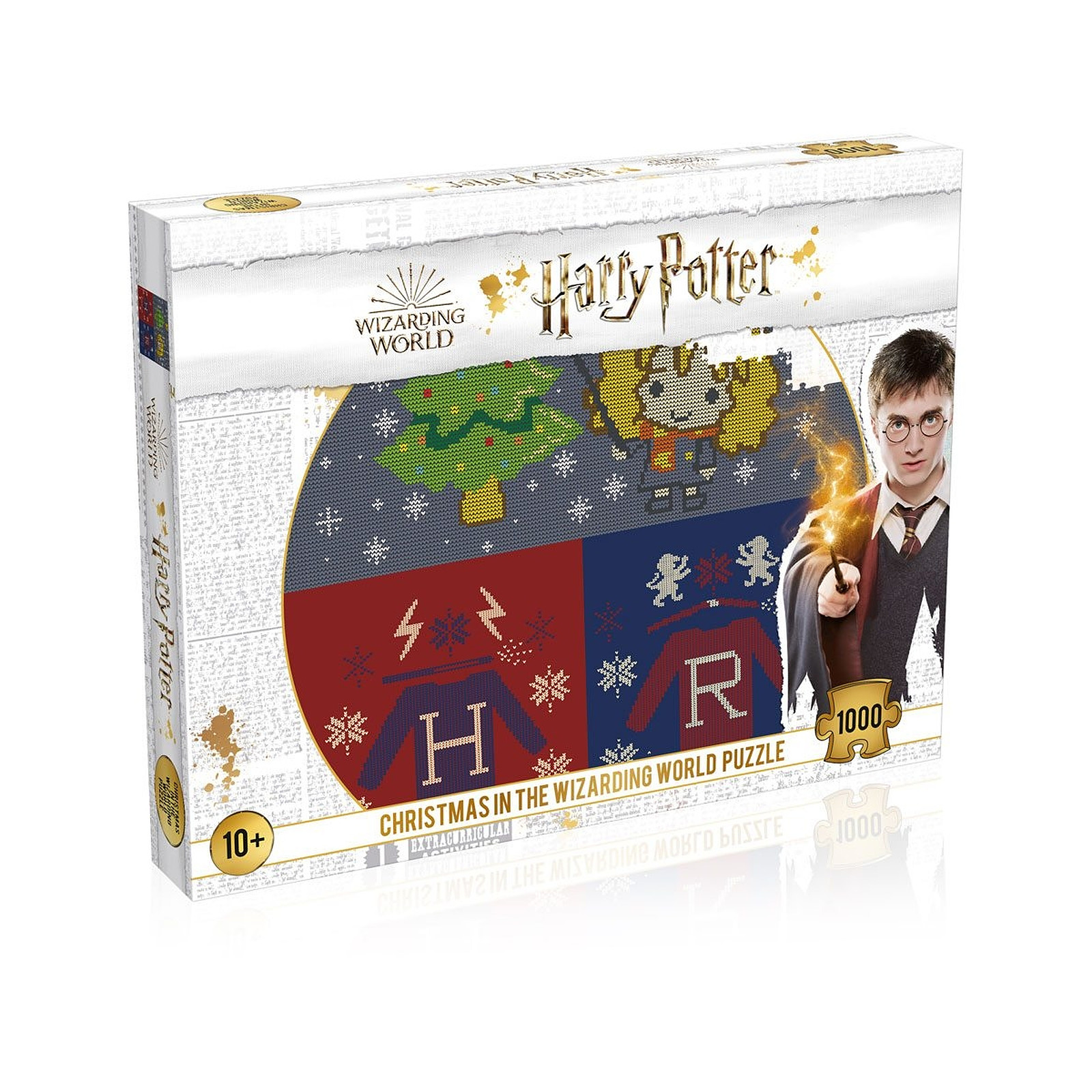 Harry Potter - Puzzle Christmas Jumper 2 Christmas in the Wizarding World (1000 pièces) - Puzzle Winning Moves