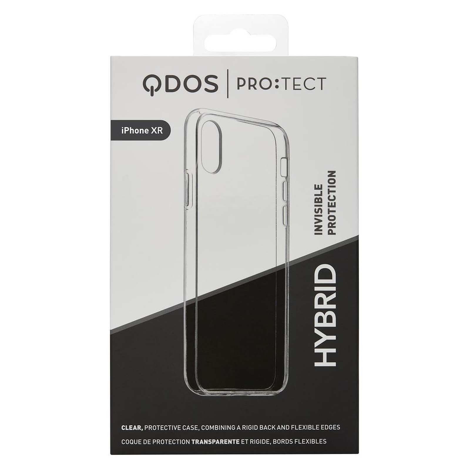 QDOS Hybrid case pour iPhone XR - clear - Coque telephone Qdos