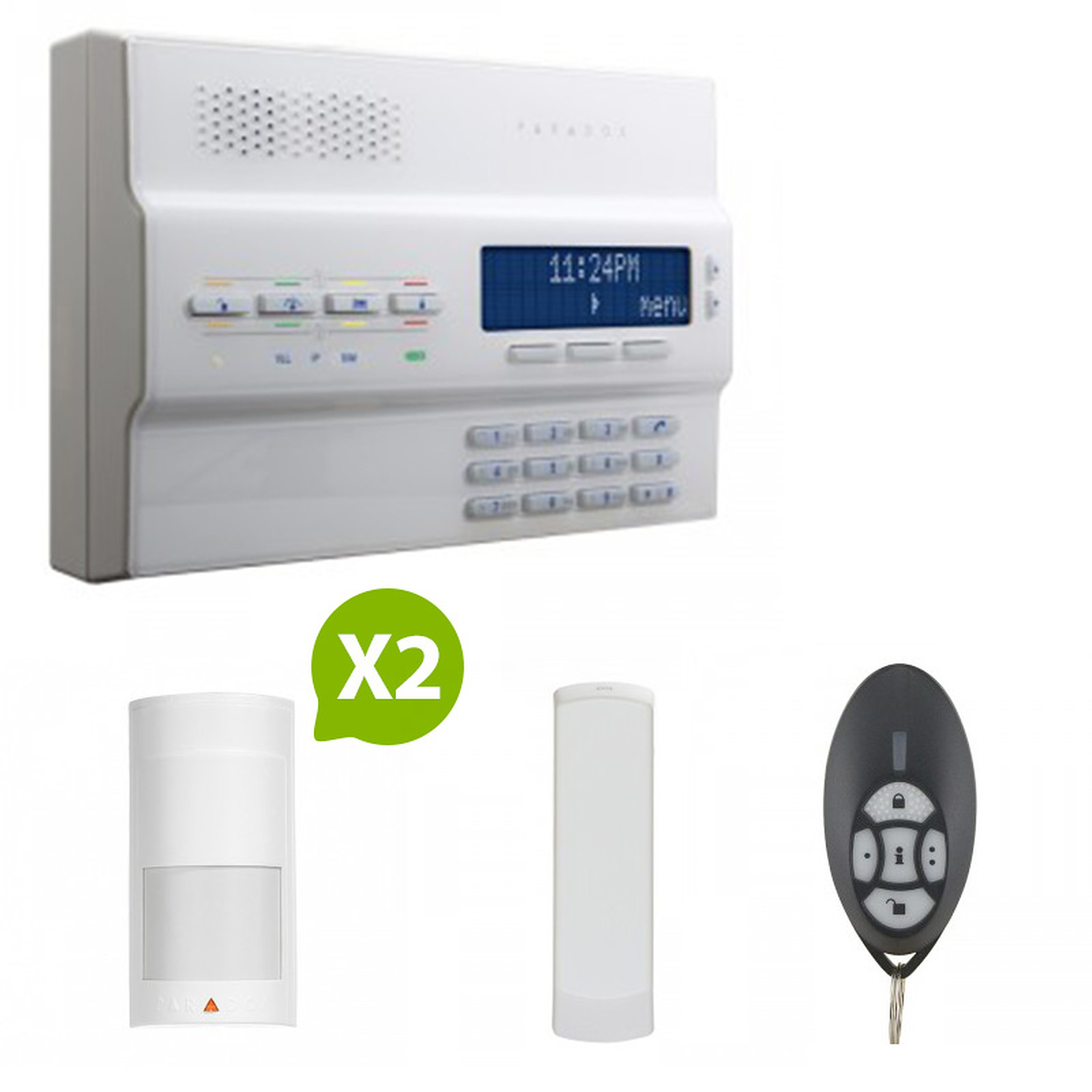 Paradox - Alarme Magellan MG-6250 RTC+GSM - Kit 1 - Kit alarme Paradox