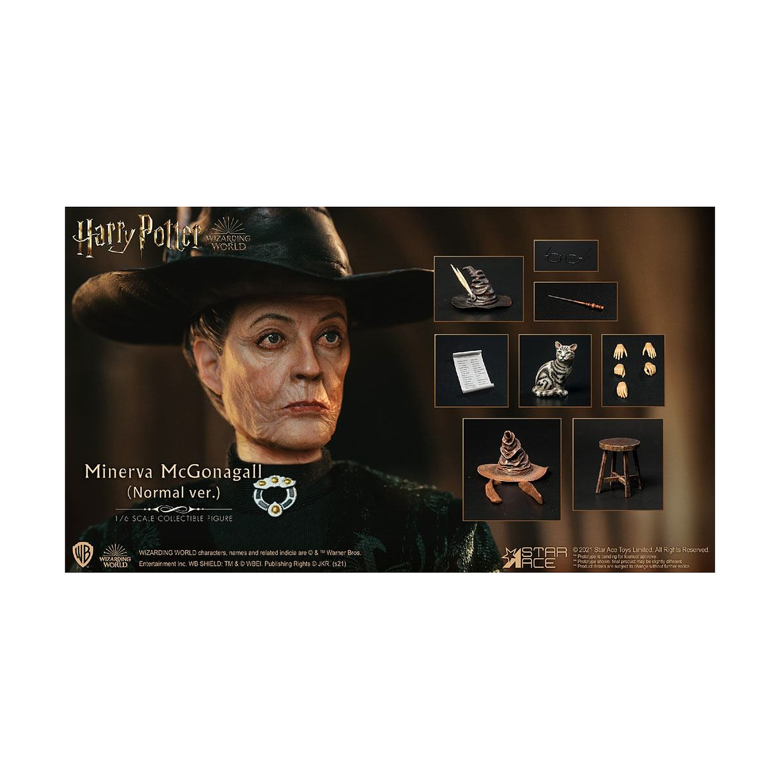 Harry Potter - Figurine My Favourite Movie 1/6 Minerva McGonagall Normal Ver. 29 cm - Figurines Star Ace Toys
