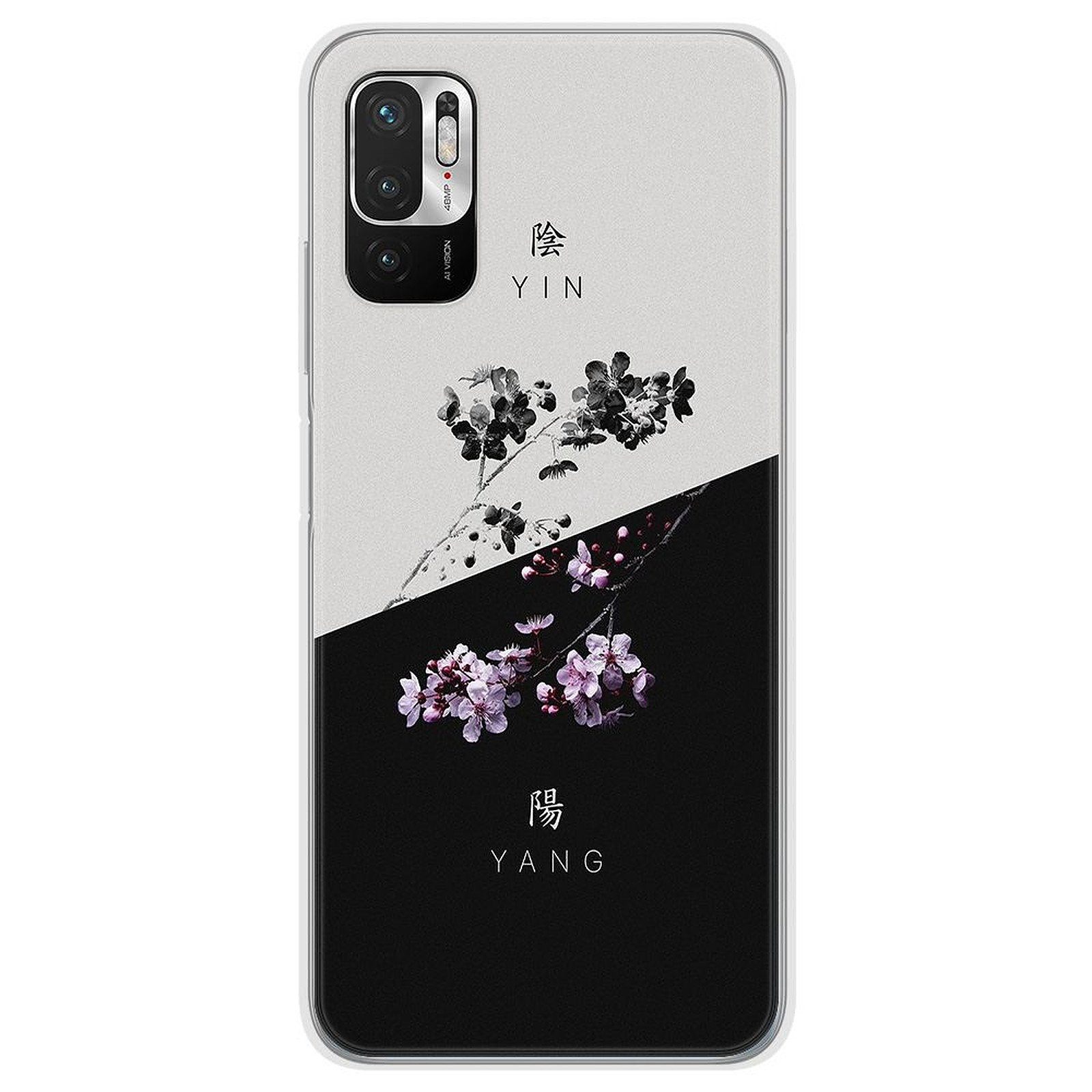 1001 Coques Coque silicone gel Xiaomi Redmi Note 10 / Note 10S motif Yin et Yang - Coque telephone 1001Coques