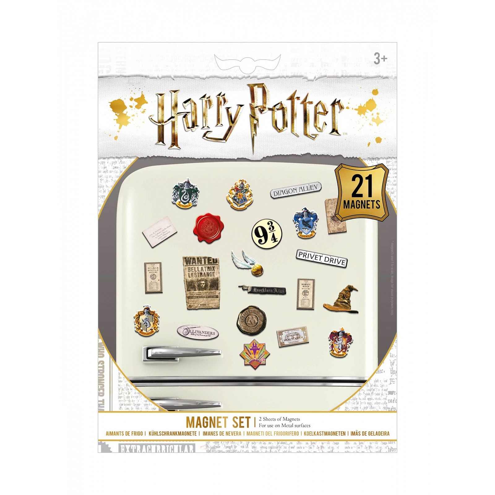 Harry Potter - Pack 21 aimants Wizardry - Decoration Pyramid International