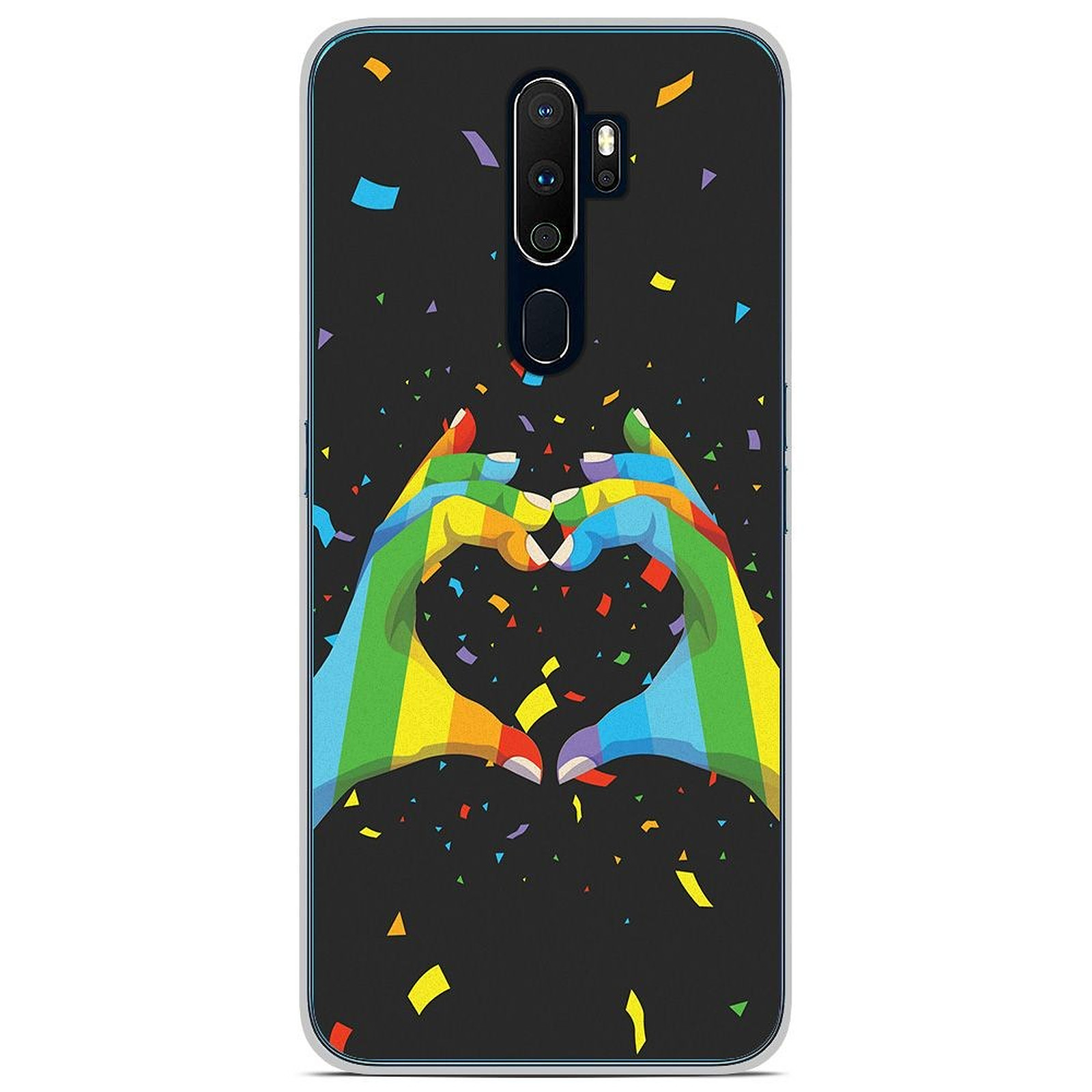 1001 Coques Coque silicone gel Oppo A5 2020 motif LGBT - Coque telephone 1001Coques