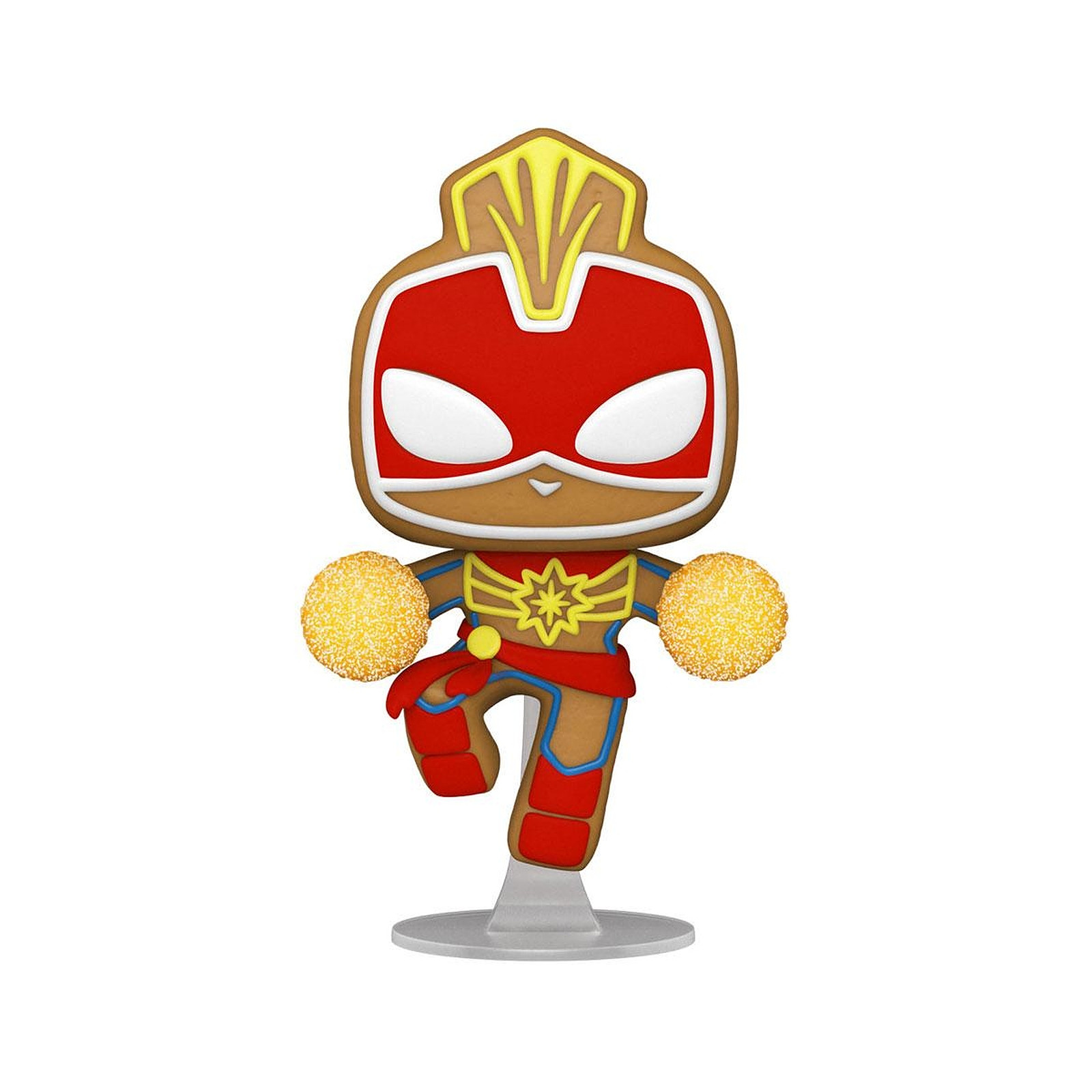 Marvel - Figurine POP! Holiday Captain 9 cm - Figurines Funko