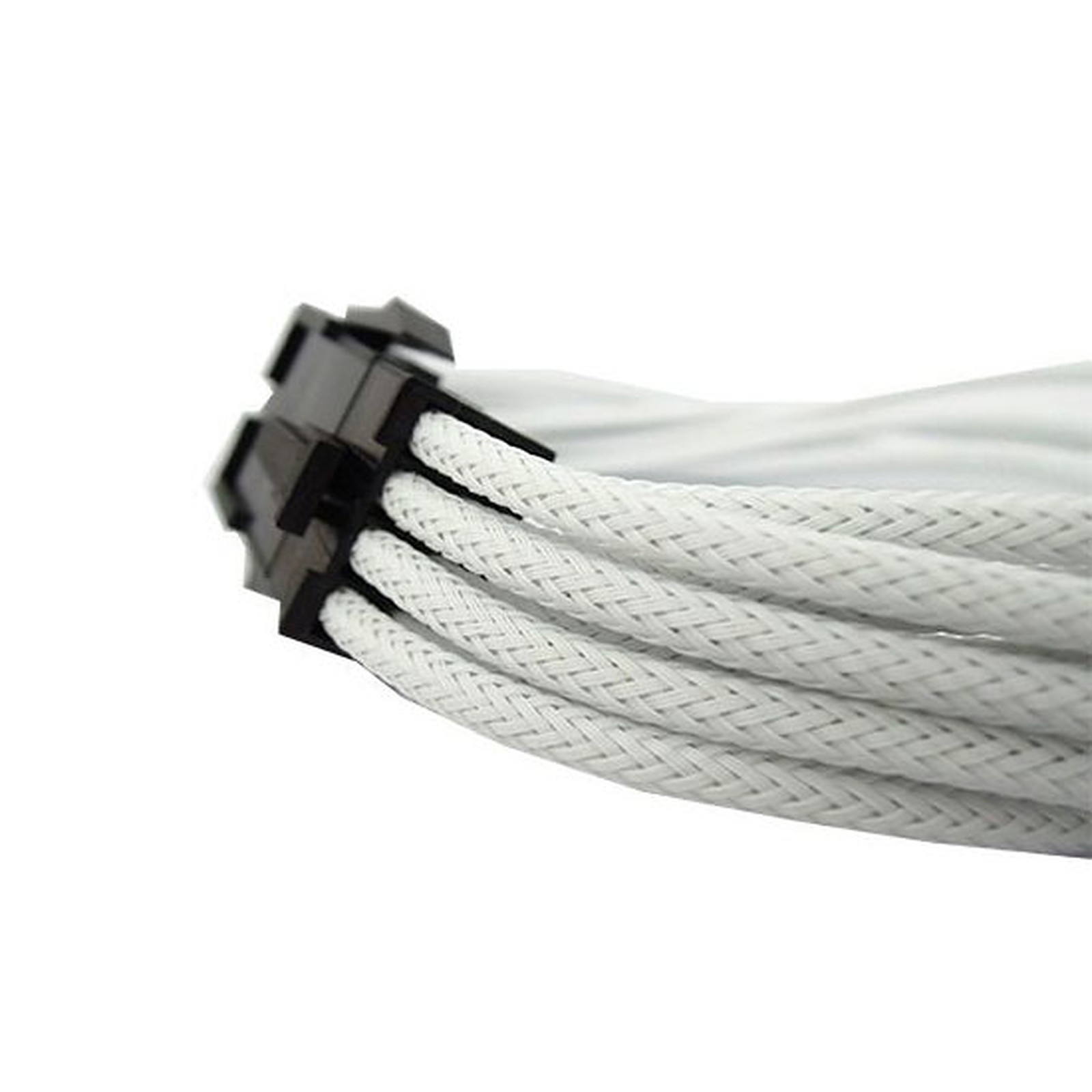 Gelid Cable Tresse PCIe 6+2 broches 30 cm (Blanc) - Alimentation Gelid