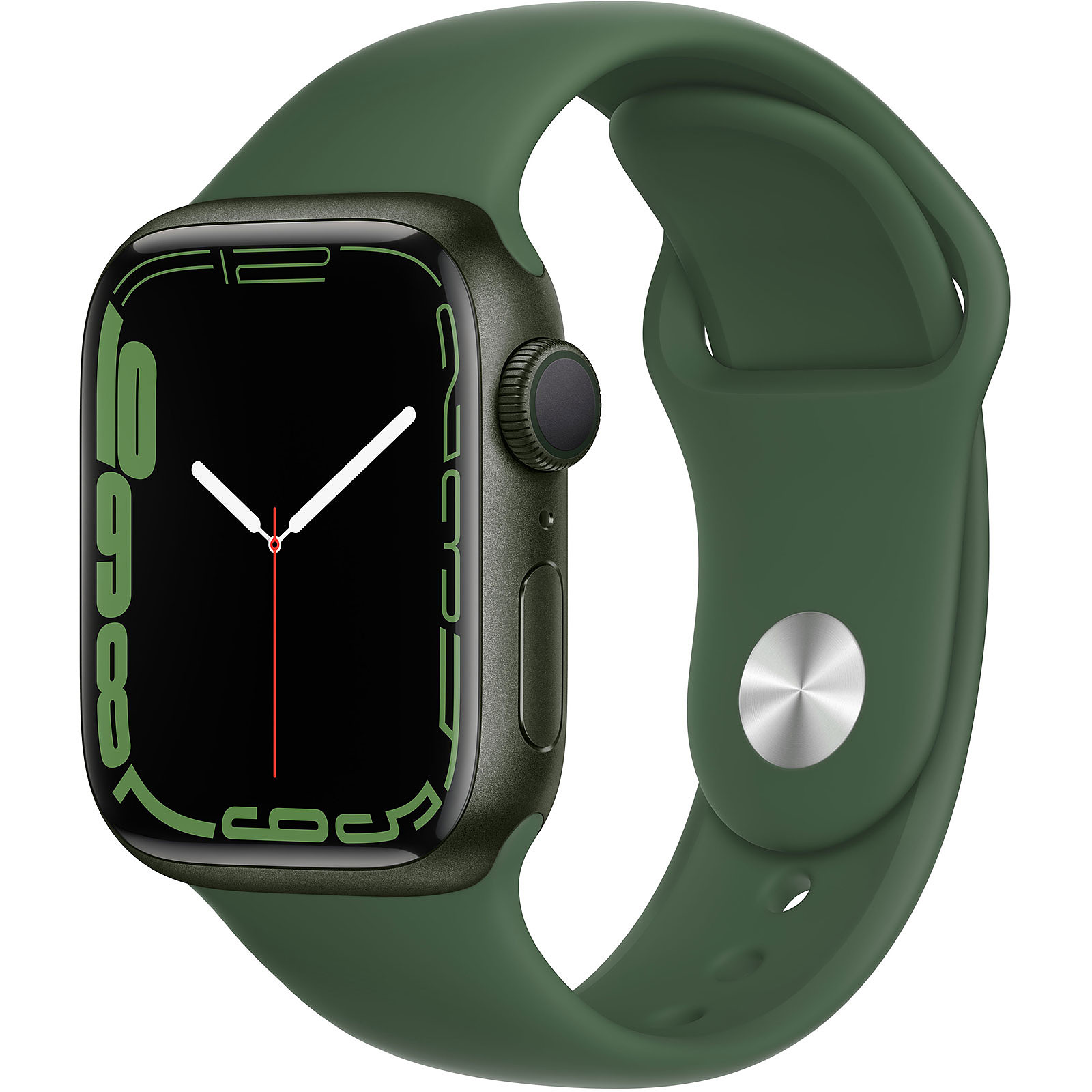 Apple Watch Series 7 GPS Aluminium Green Sport Band 41 mm - Montre connectee Apple