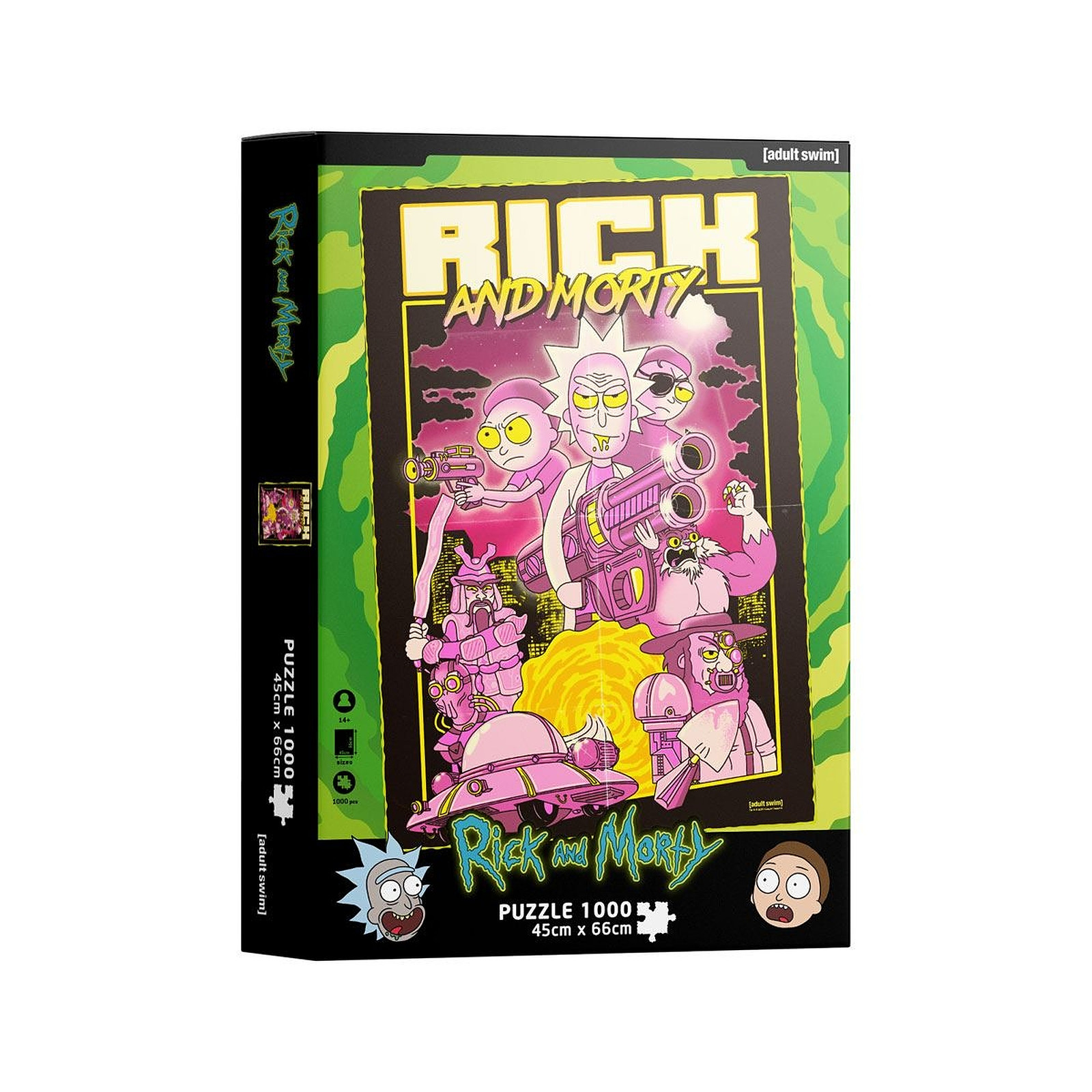 Rick & Morty - Puzzle Retro Poster (1000 pièces) - Puzzle SD Toys