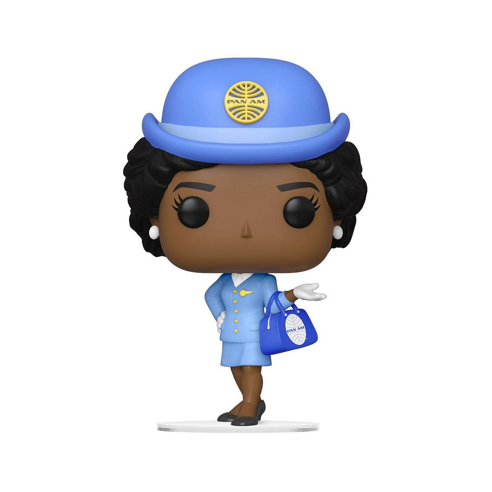 Pan Am - Figurine POP! Stewardess w/Blue Bag 9 cm - Figurines Funko