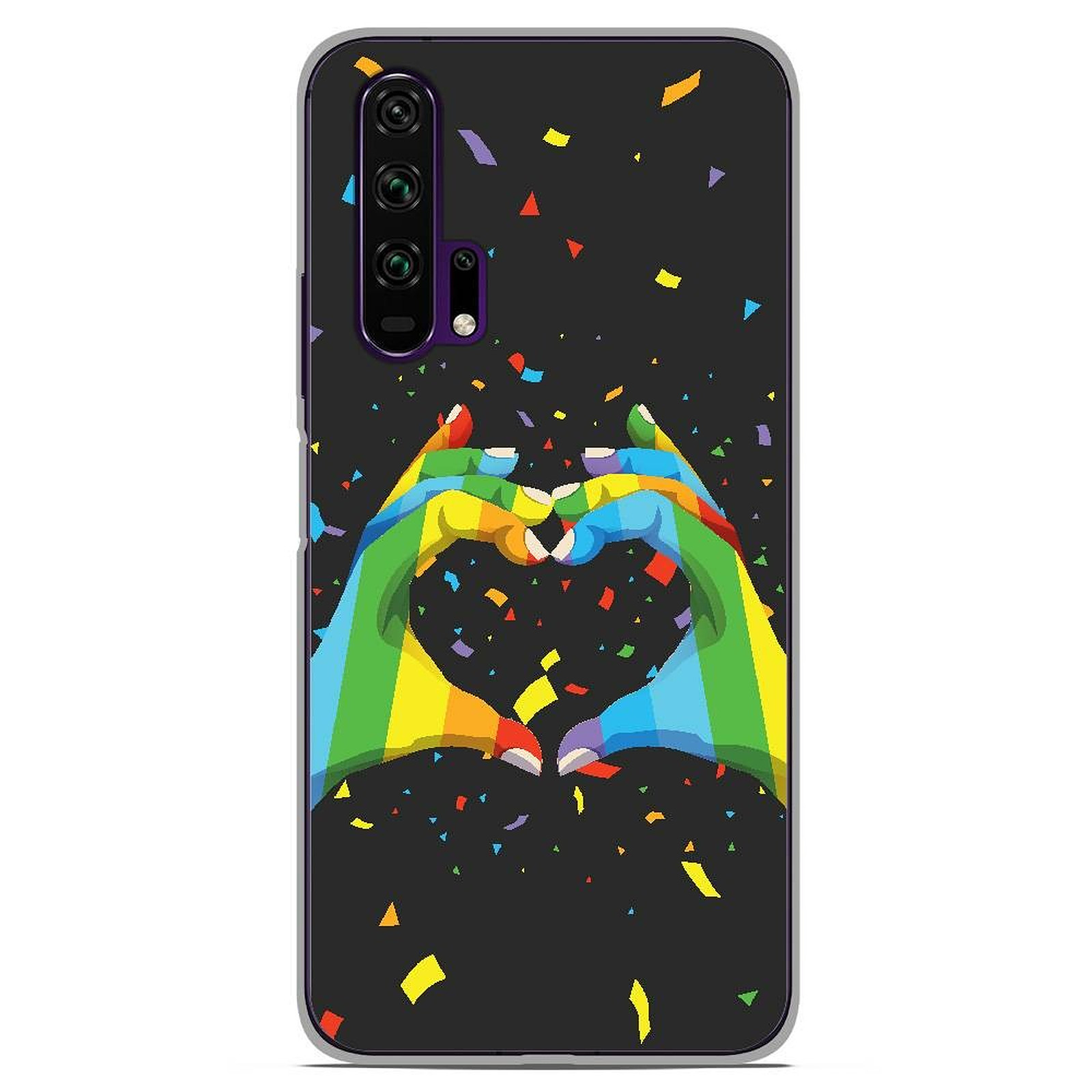 1001 Coques Coque silicone gel Huawei Honor 20 Pro motif LGBT - Coque telephone 1001Coques