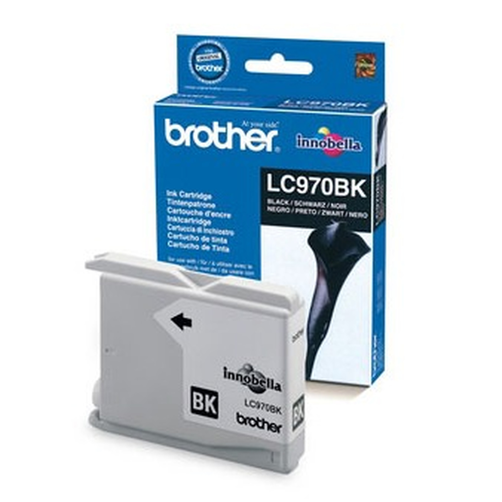 Brother LC970BK (Noir) - Cartouche imprimante Brother