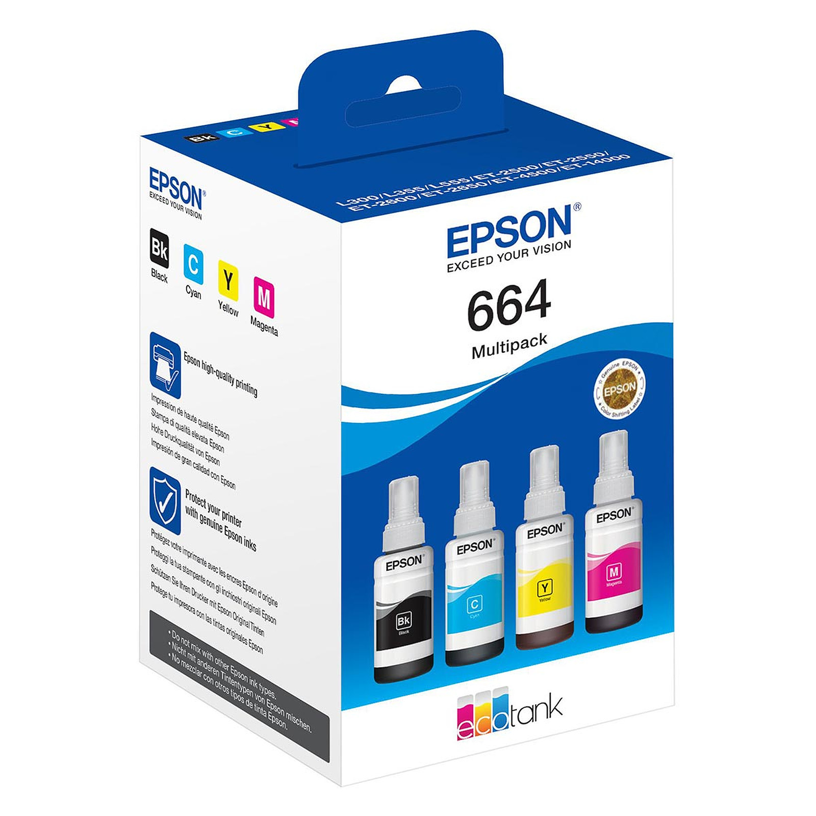 Epson 664 EcoTank 4-colour Multipack - Cartouche imprimante Epson