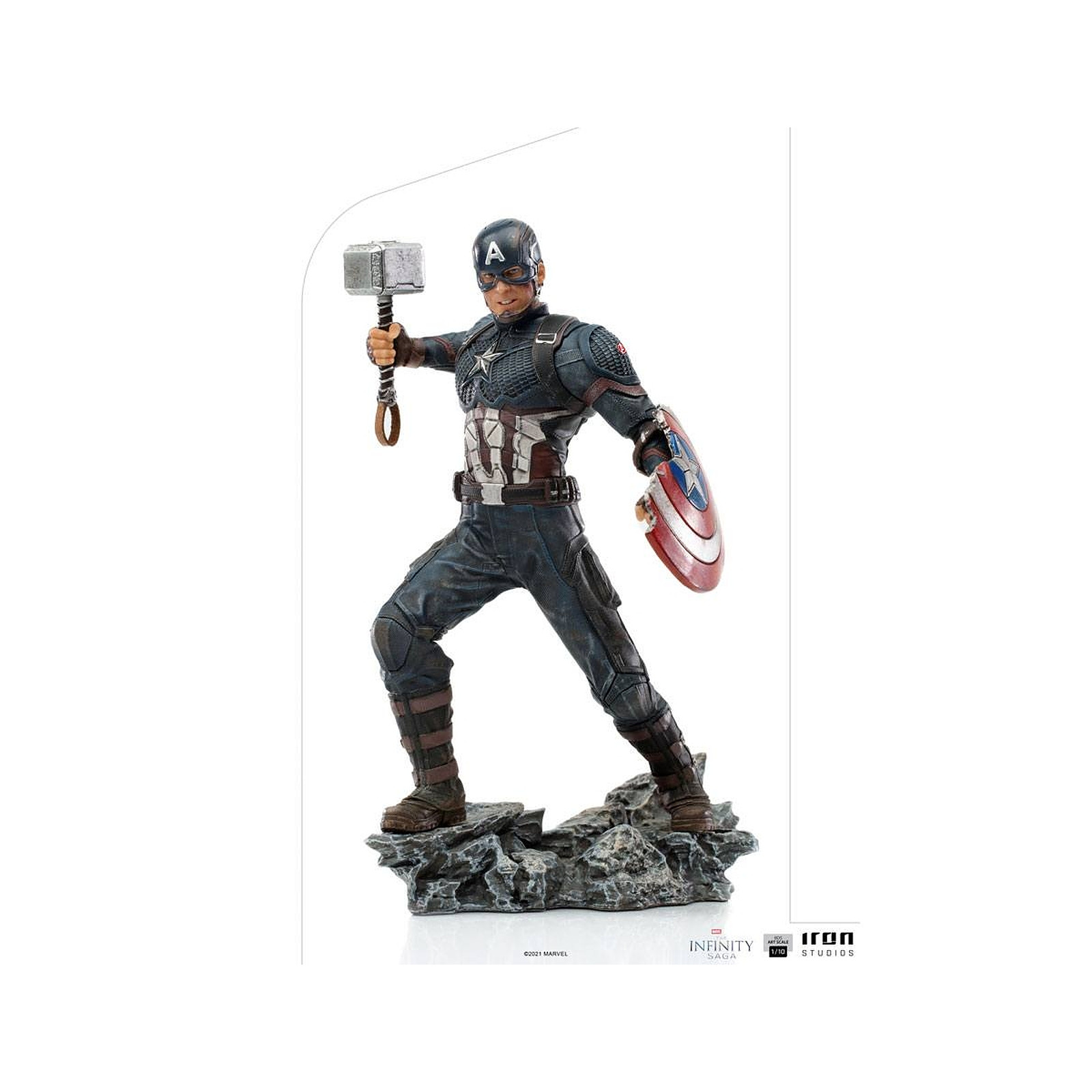 Marvel The Infinity Saga - Statuette BDS Art Scale 1/10 Captain America Ultimate 21 cm - Figurines Iron Studios
