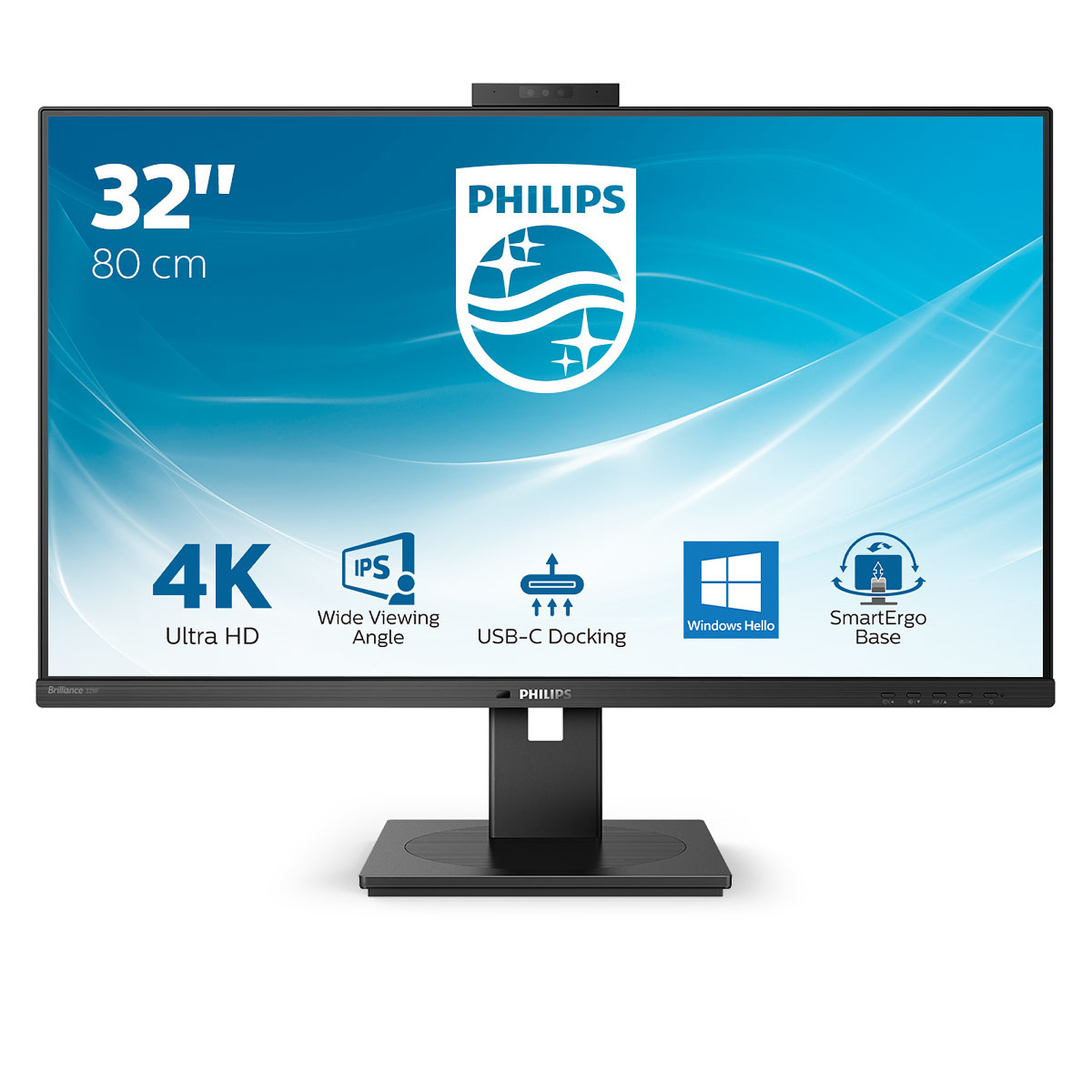 Philips 31.5" LED - 329P1H - Ecran PC Philips