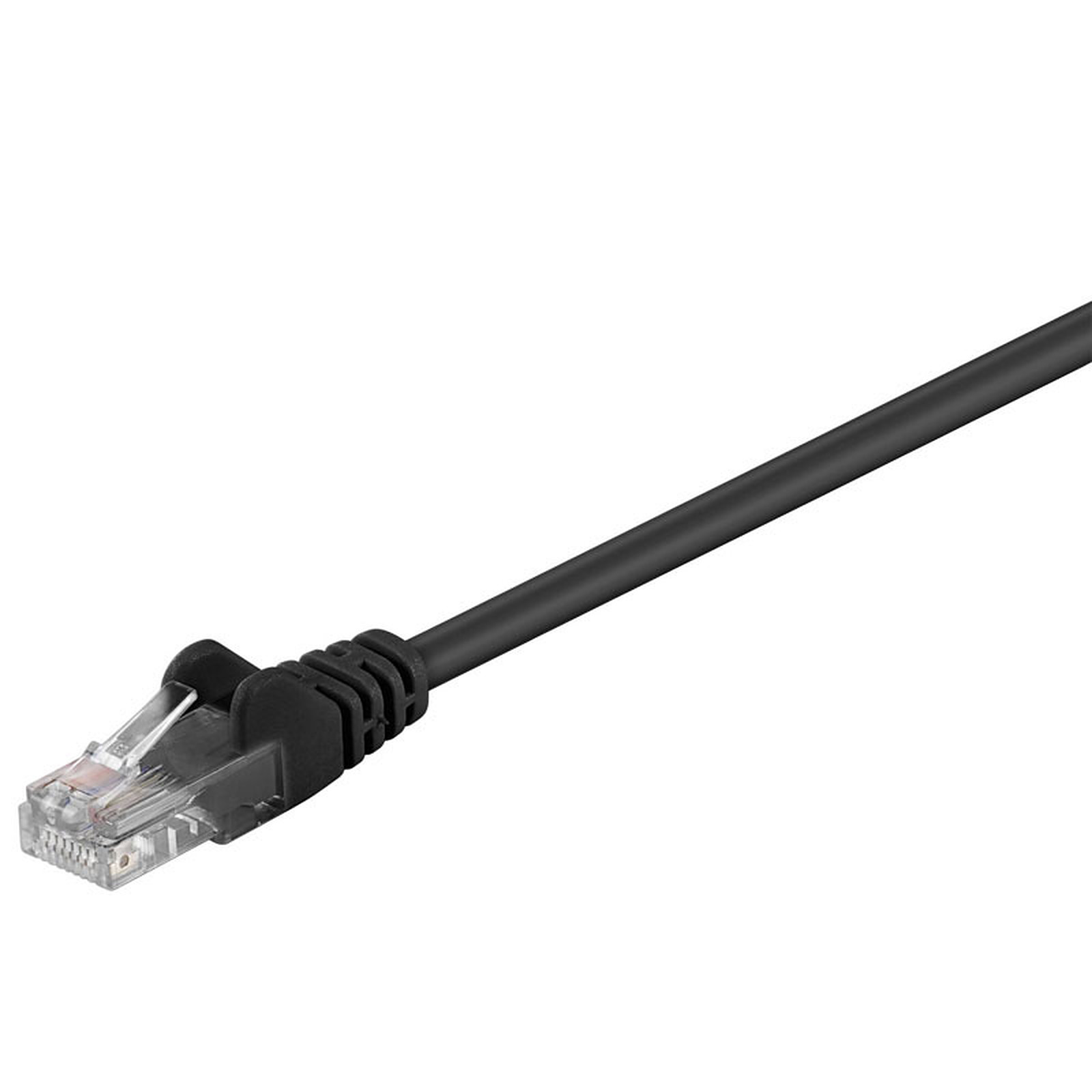 Cable RJ45 categorie 5e U/UTP 1 m (Noir) - Cable RJ45 Generique