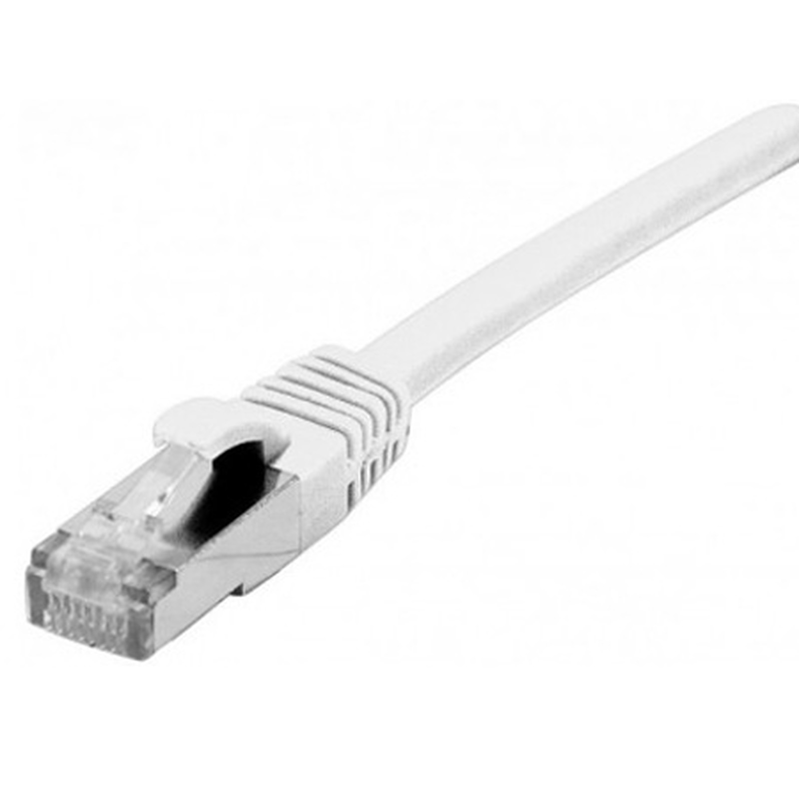 Cable RJ45 categorie 6 F/UTP 10 m (blanc) - Cable RJ45 Generique