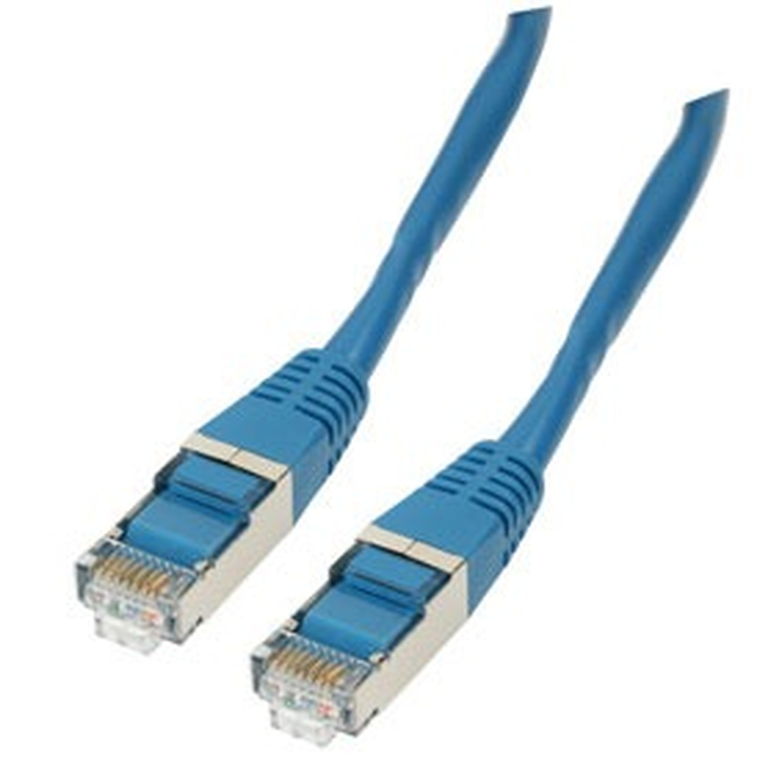 Cable RJ45 categorie 6 F/UTP 0.5 m (Bleu) - Cable RJ45 Generique